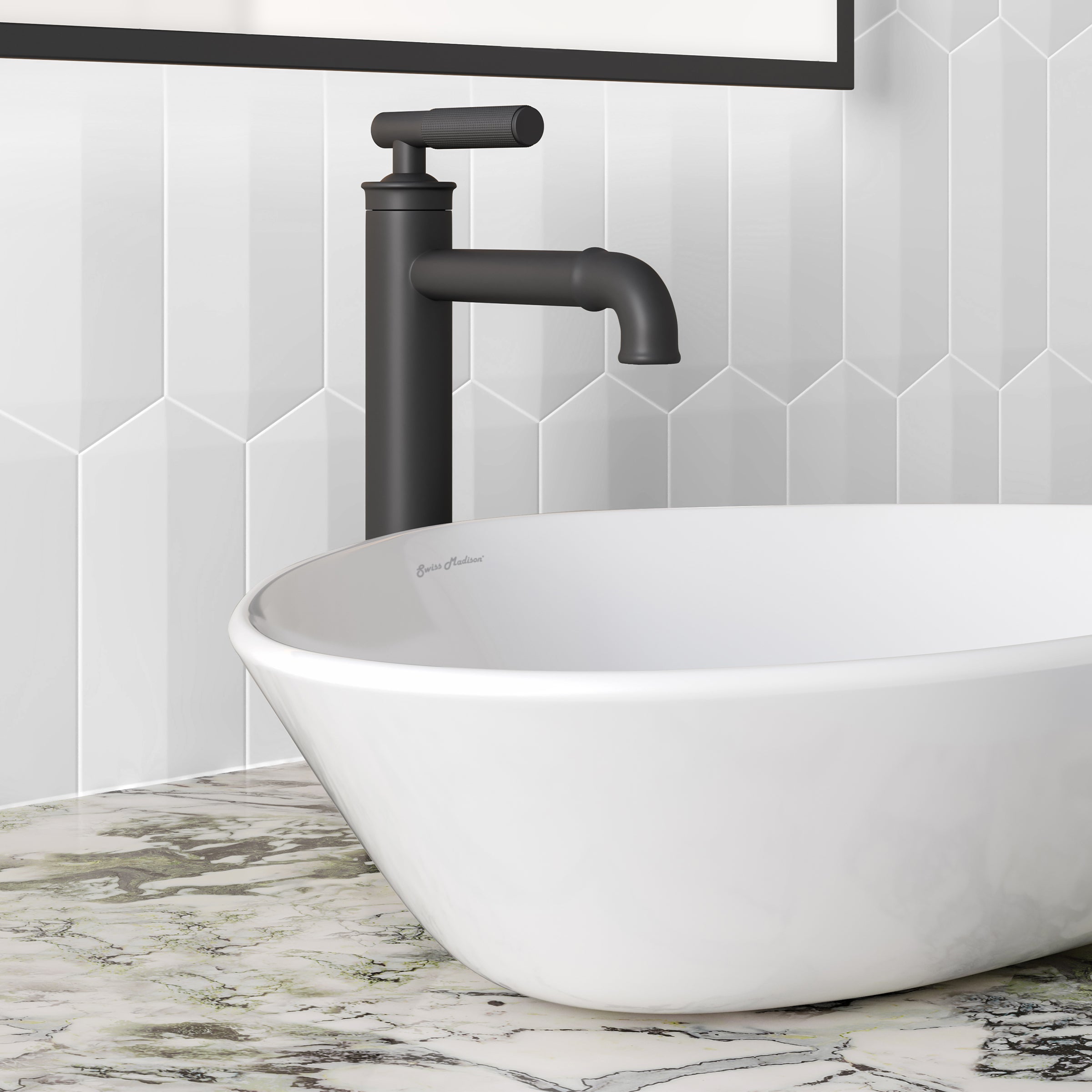 Swiss Madison Avallon Single Hole, Single-Handle Sleek, High Arc Bathroom Faucet