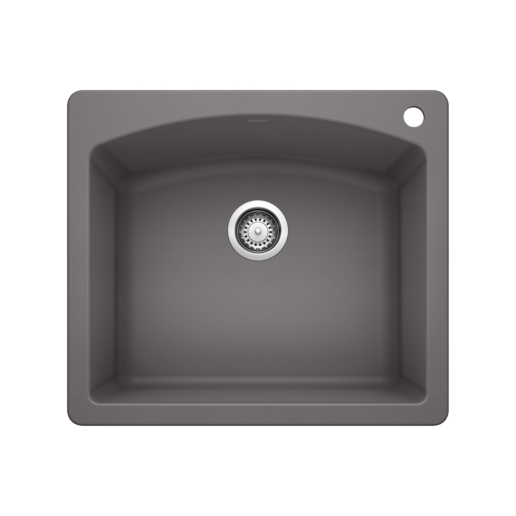 Blanco Diamond SILGRANIT 25" Single Bowl Dual Mount Kitchen Sink BLANCO