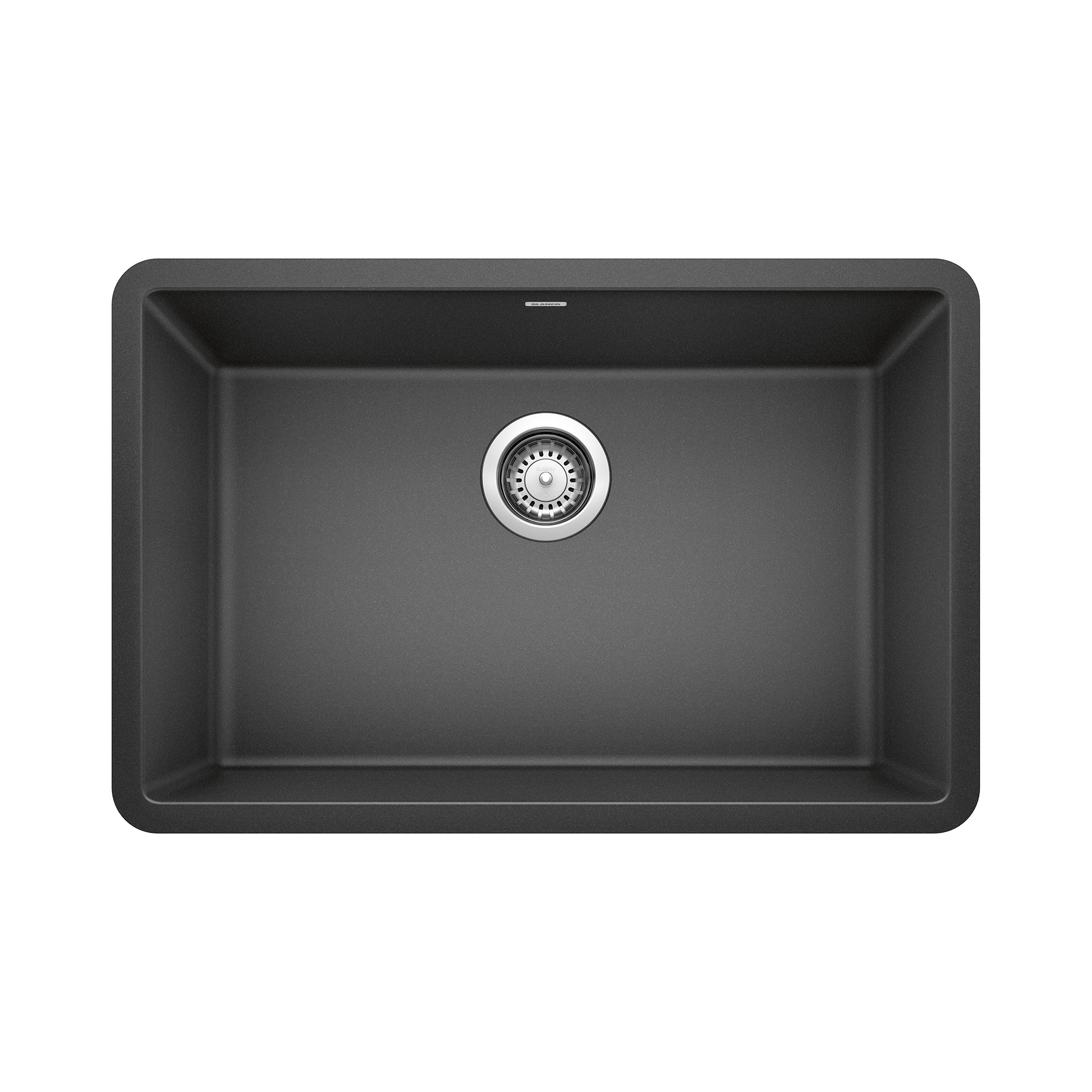 Blanco Precis SILGRANIT 27" Single Bowl Undermount Kitchen Sink Blanco