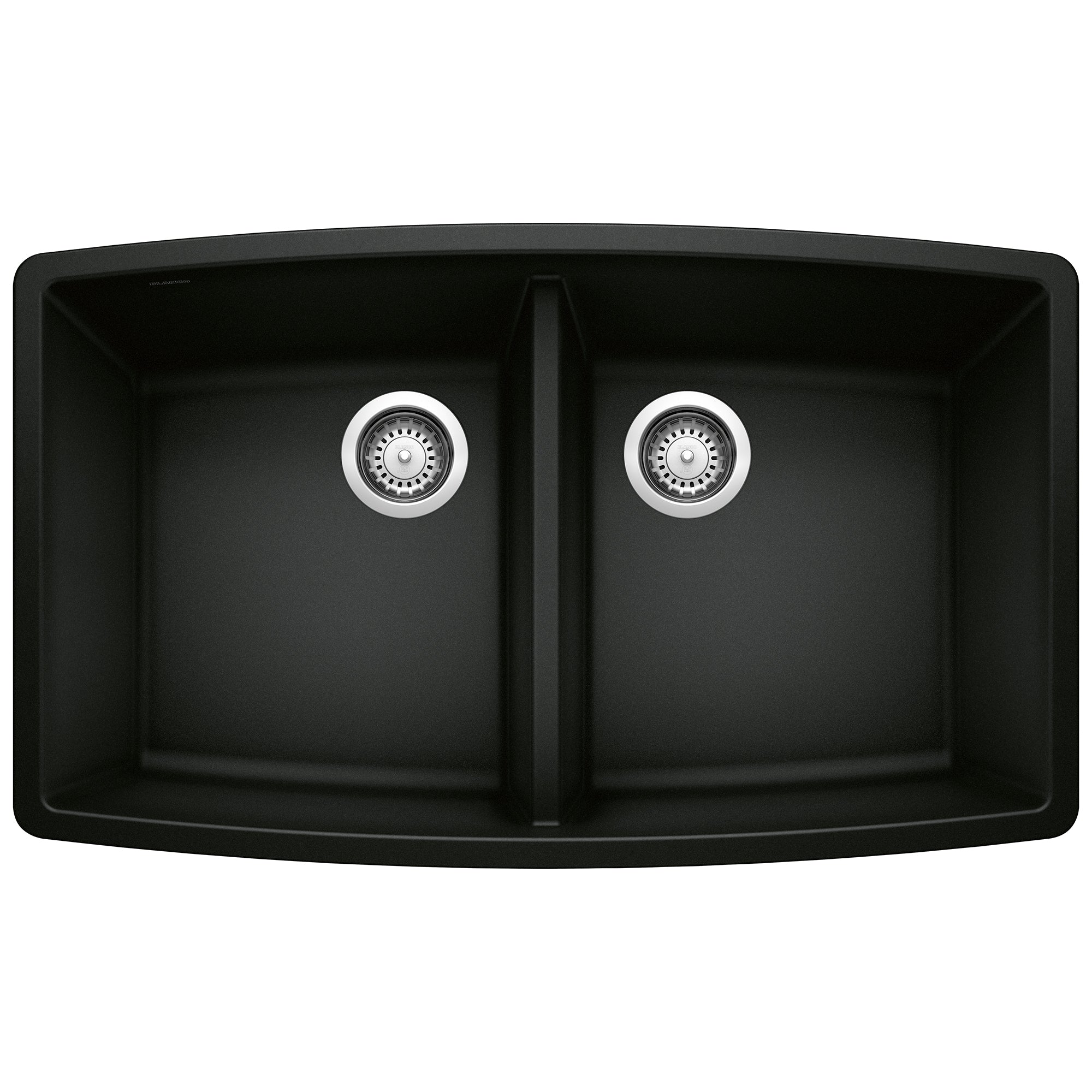 Blanco Performa SILGRANIT 33" 50/50 Double Bowl Undermount Kitchen Sink Blanco