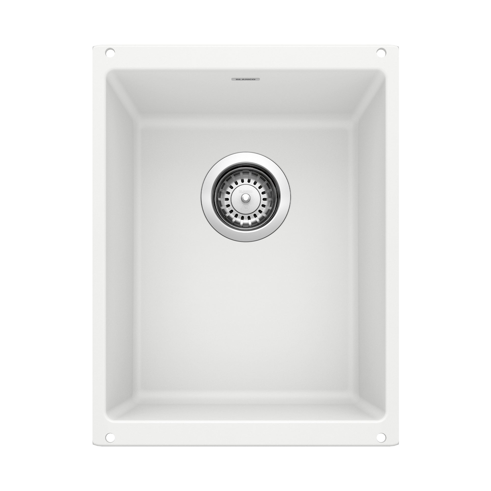 Blanco Precis SILGRANIT 13" Undermount Bar Sink Blanco