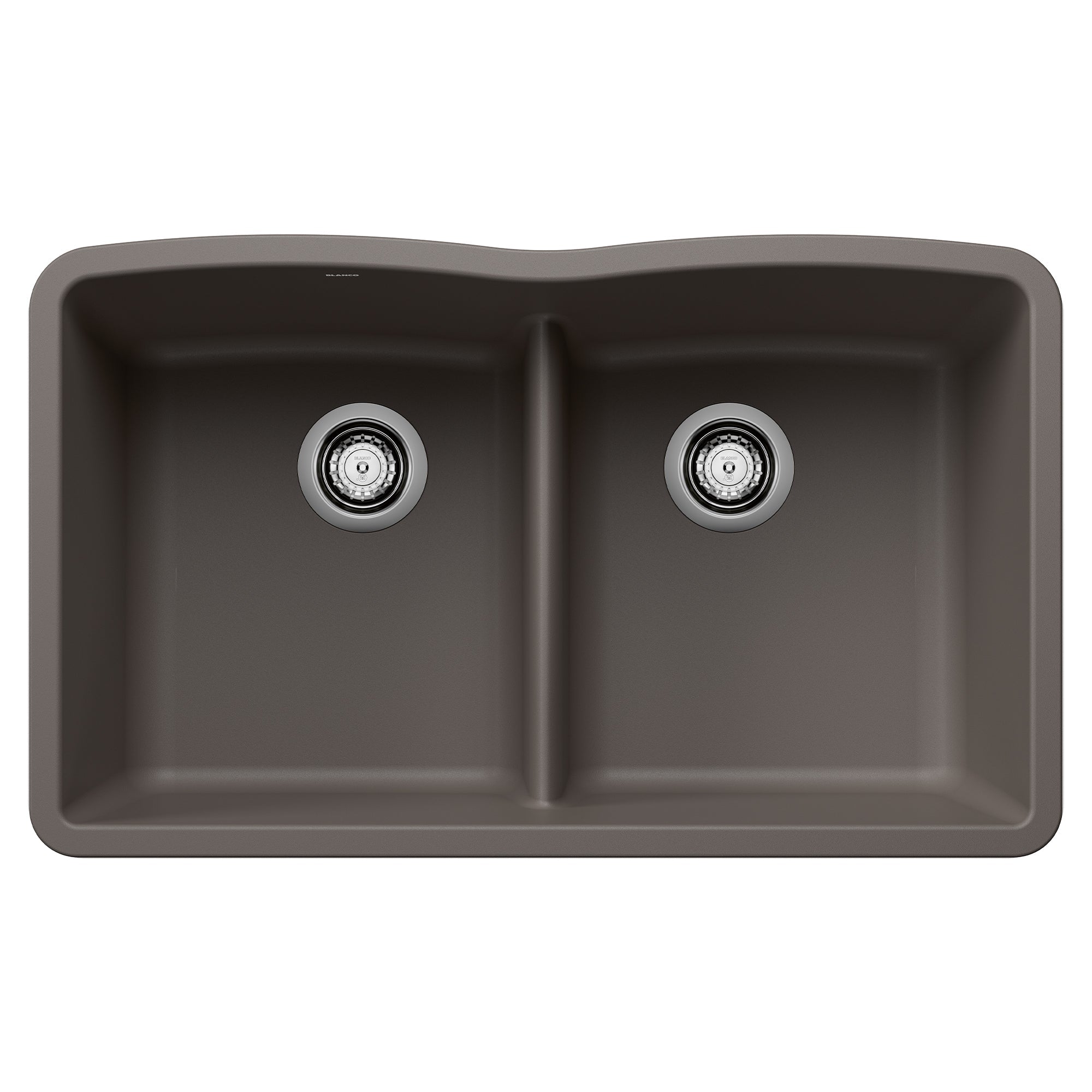 Blanco Diamond SILGRANIT 32" 50/50 Double Bowl Undermount Kitchen Sink with Low Divide BLANCO