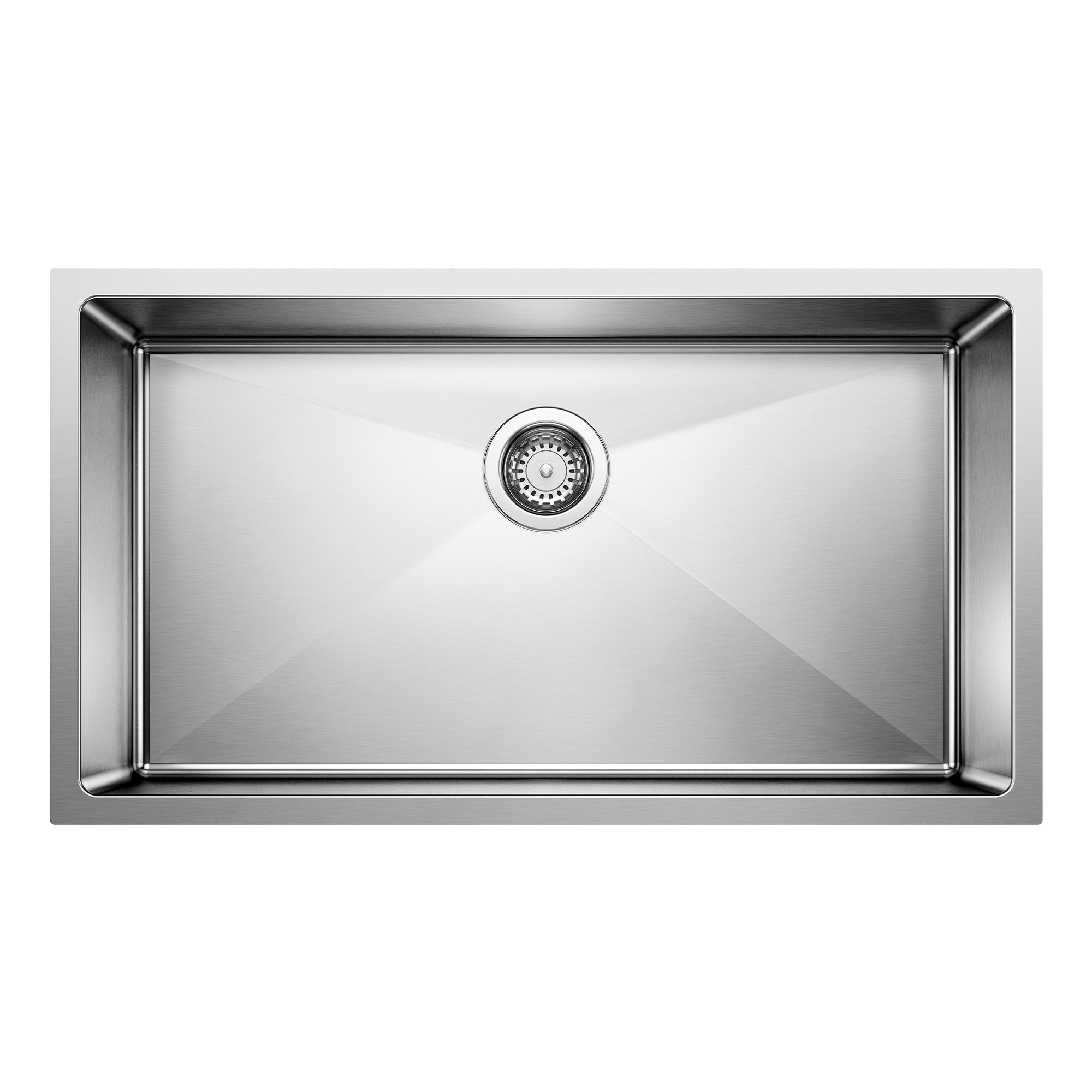 Blanco Quatrus R15 32" Super Single Bowl Undermount Stainless Steel Kitchen Sink BLANCO