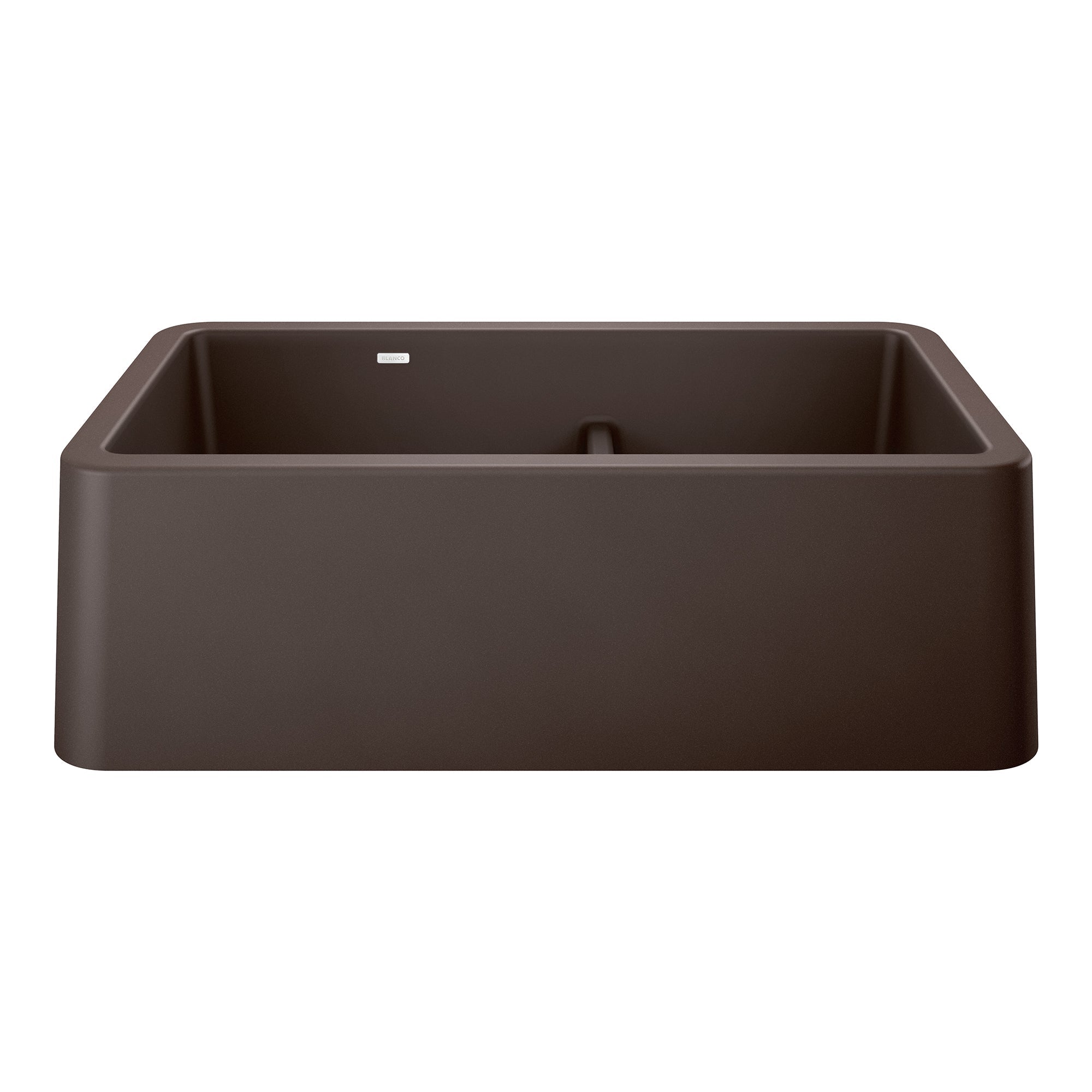 Blanco Ikon SILGRANIT 33" Double Bowl Apron-Front Farmhouse Sink with Low Divide BLANCO