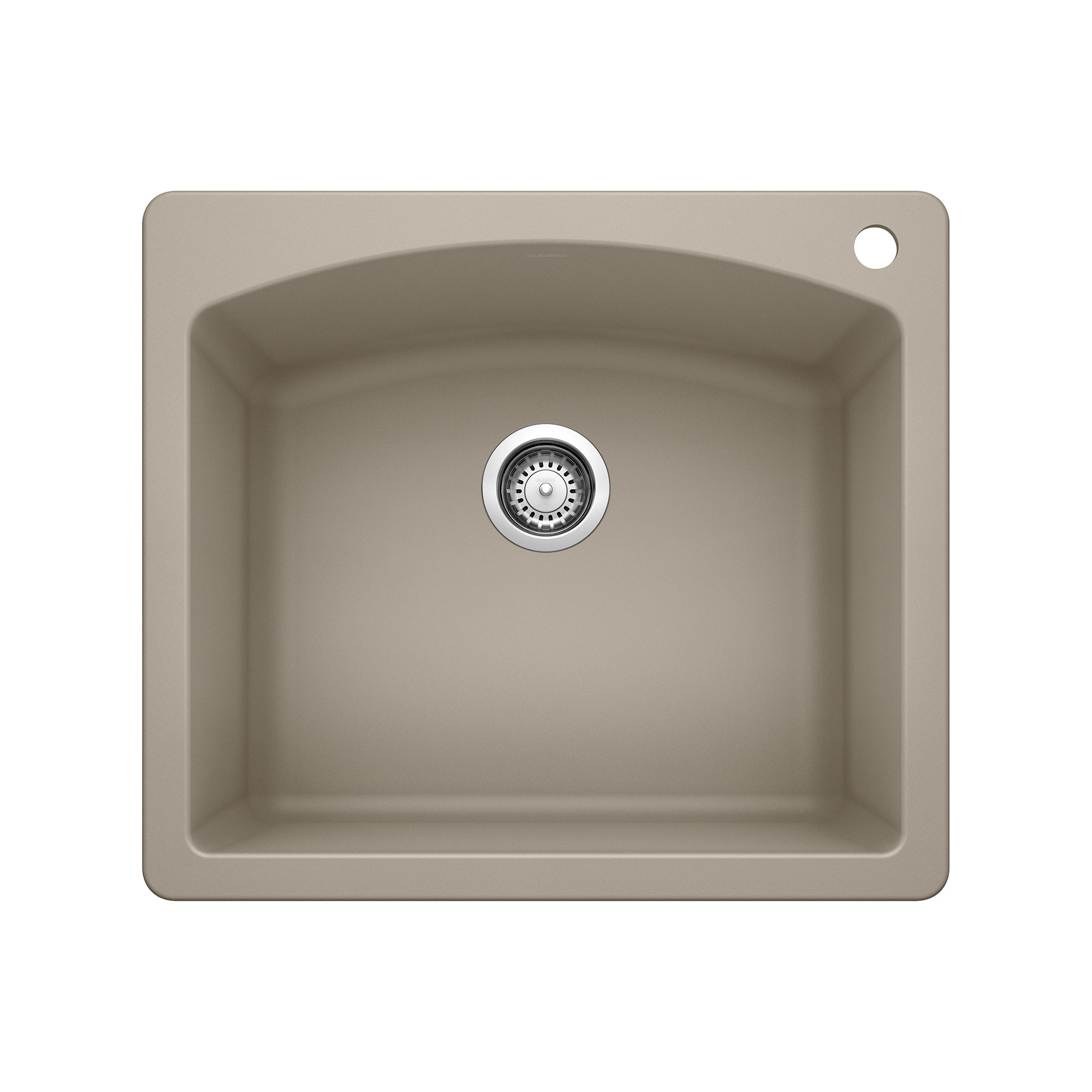 Blanco Diamond SILGRANIT 25" Single Bowl Dual Mount Kitchen Sink BLANCO