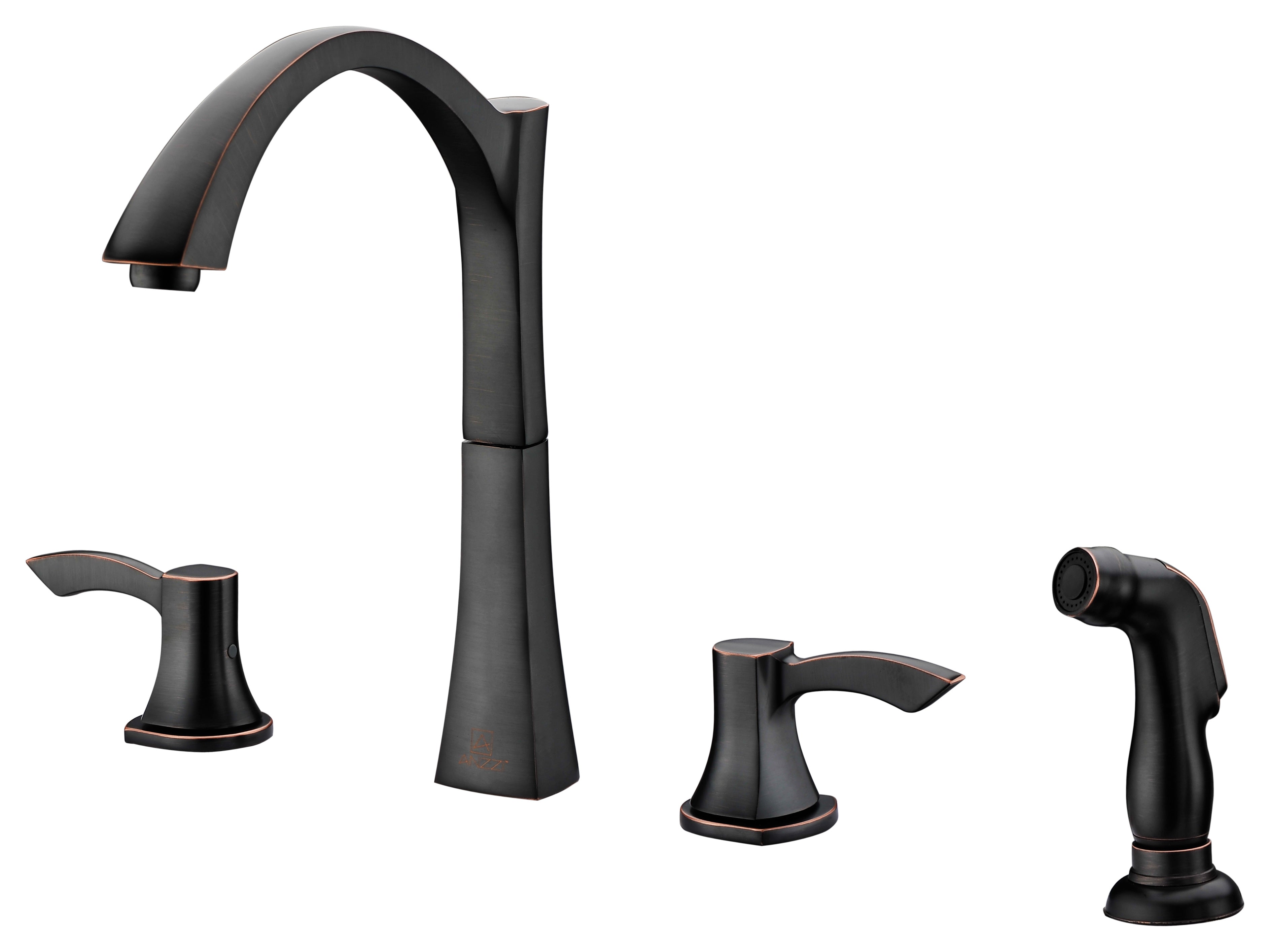 ANZZI Soave Series 2-Handle Standard Kitchen Faucet ANZZI