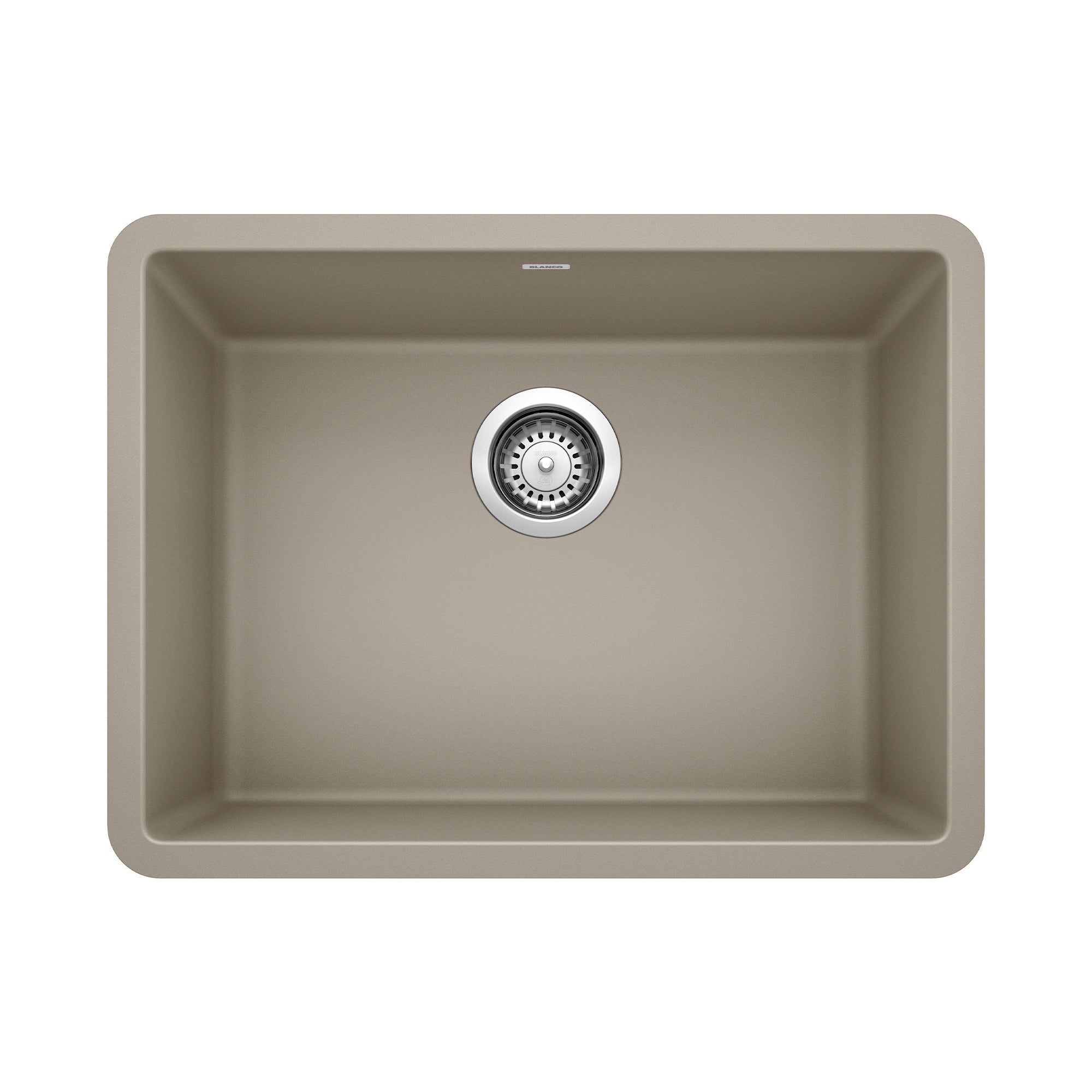 Blanco Precis SILGRANIT 24" Single Bowl Undermount Kitchen Sink Blanco