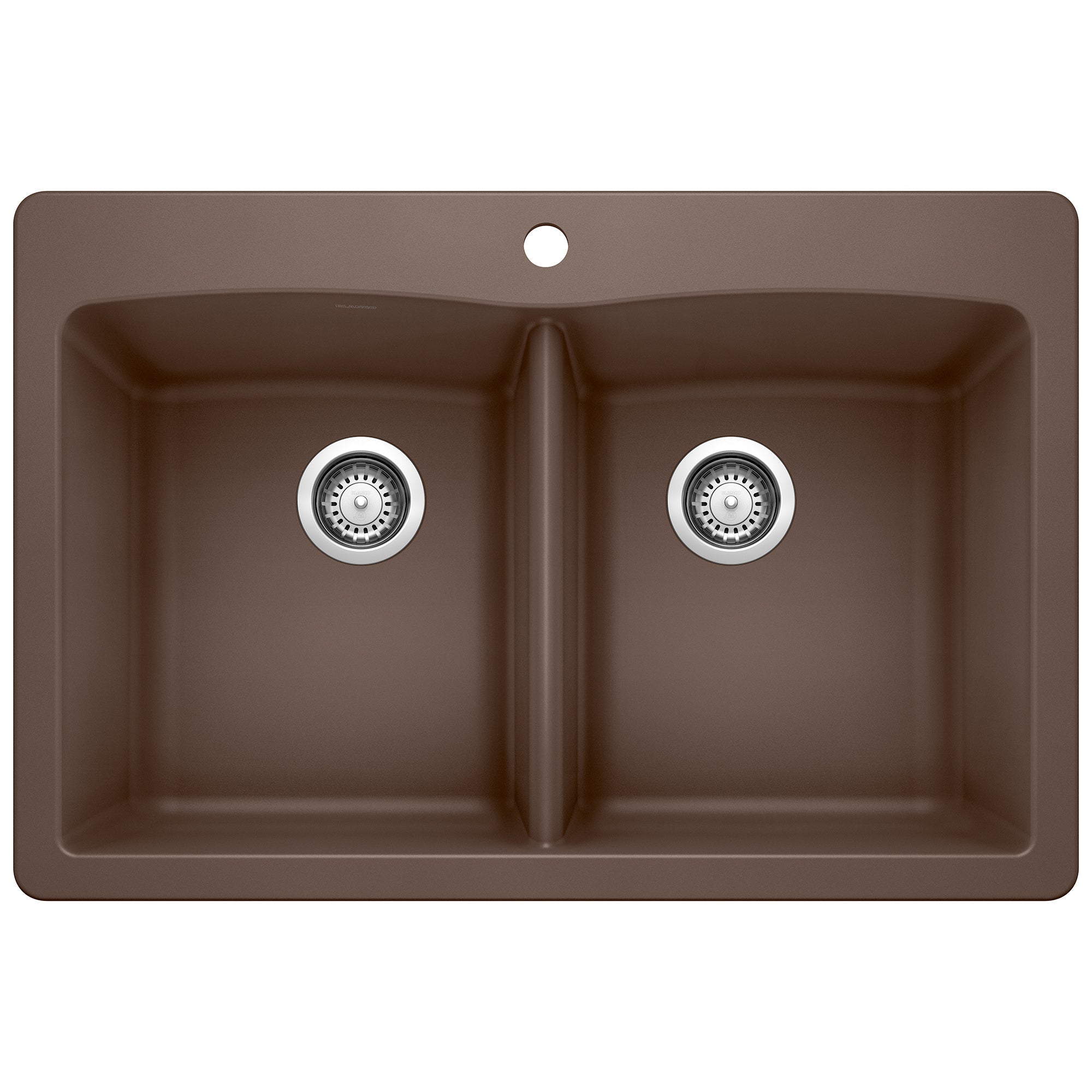 Blanco Diamond SILGRANIT 33" 50/50 Double Bowl Dual Mount Kitchen Sink BLANCO