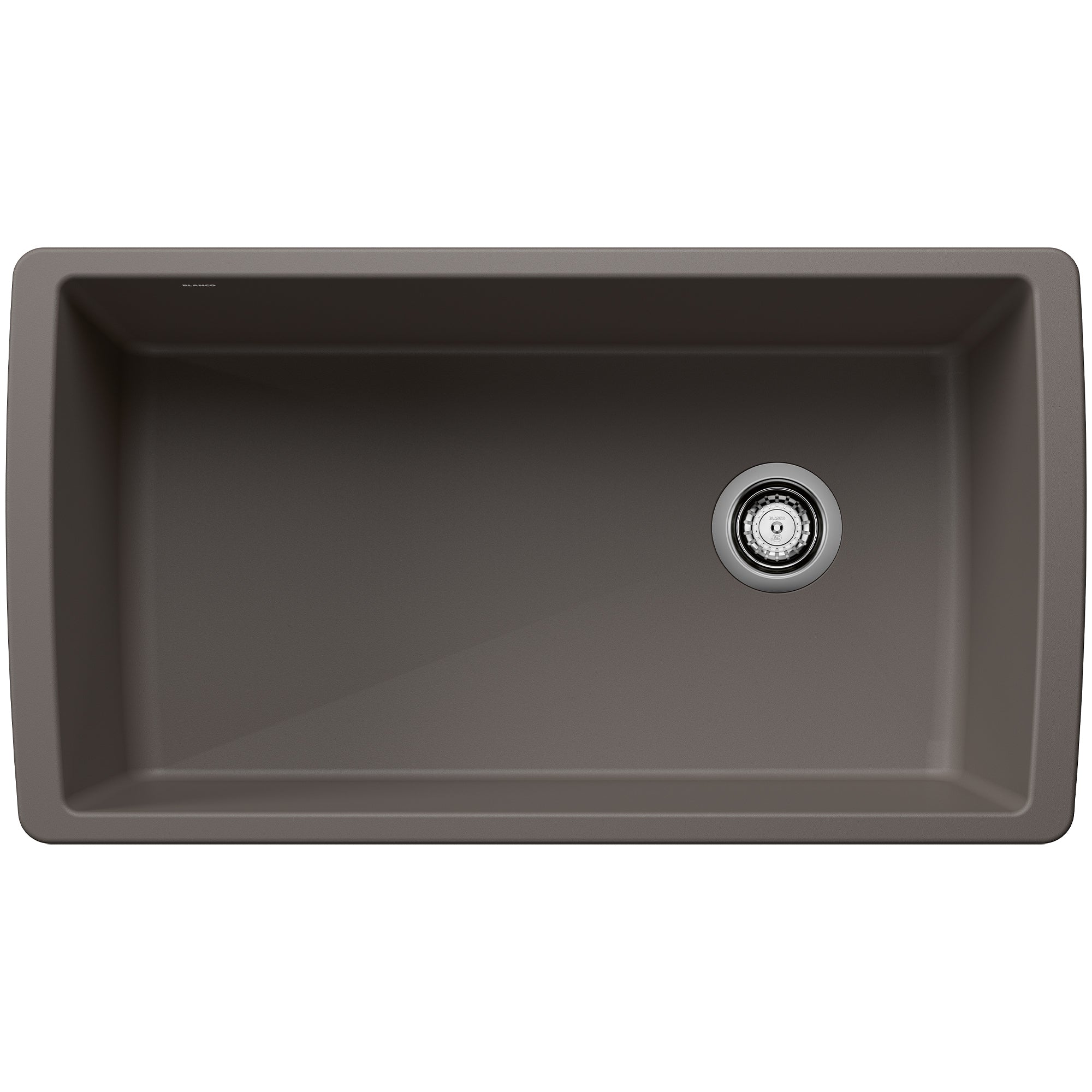 Blanco Diamond SILGRANIT 33" Super Single Undermount Kitchen Sink Blanco