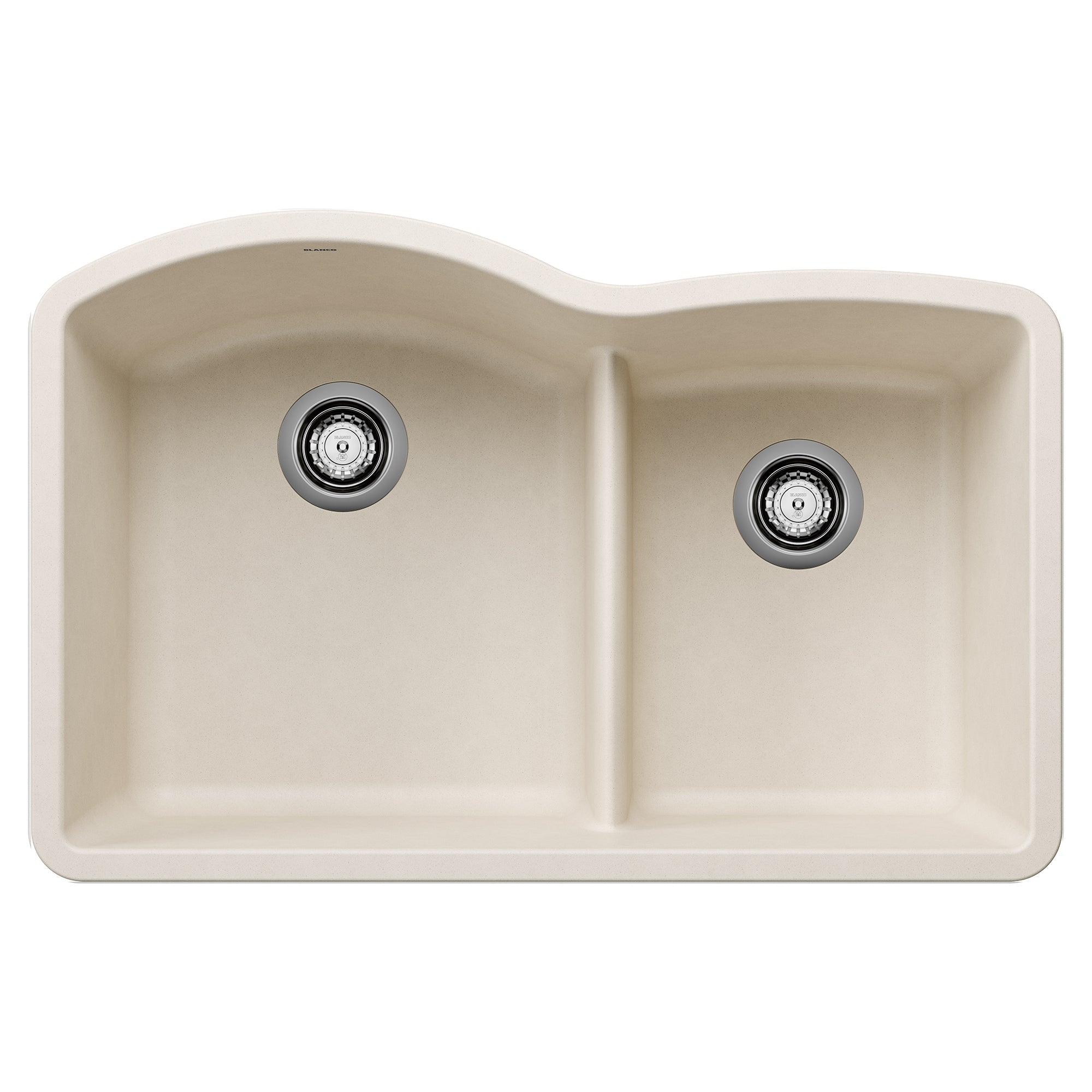 Blanco Diamond SILGRANIT 32" 60/40 Double Bowl Undermount Kitchen Sink with Low Divide BLANCO