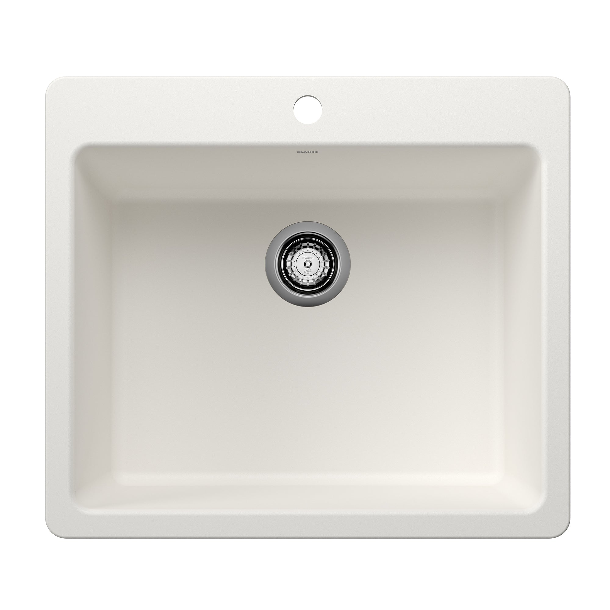 Blanco Liven SILGRANIT 25" Single Bowl Dual Mount Kitchen Sink BLANCO