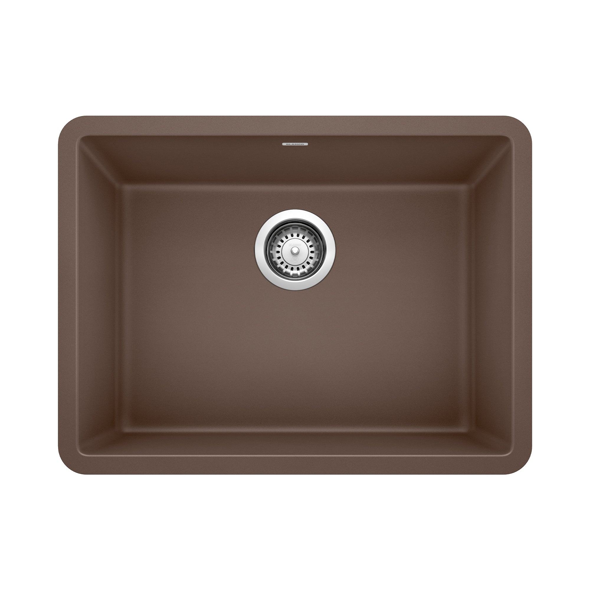 Blanco Precis SILGRANIT 24" Single Bowl Undermount Kitchen Sink Blanco