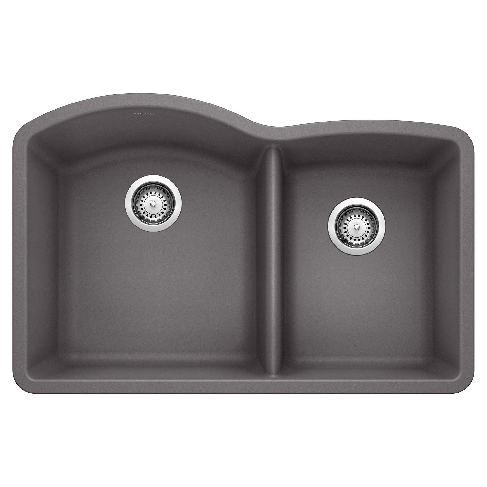 Blanco Diamond SILGRANIT 32" 60/40 Double Bowl Undermount Kitchen Sink BLANCO