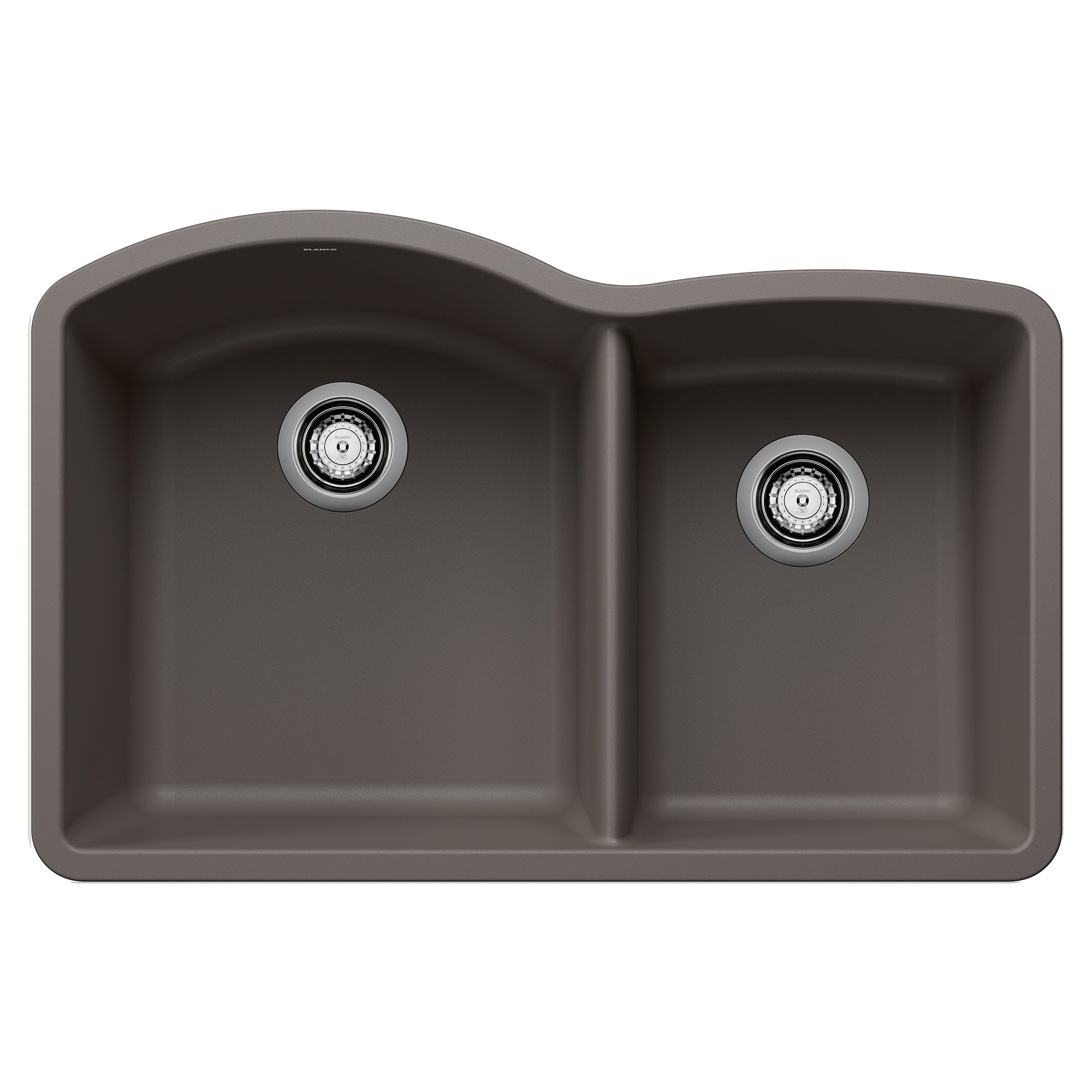 Blanco Diamond SILGRANIT 32" 60/40 Double Bowl Undermount Kitchen Sink BLANCO