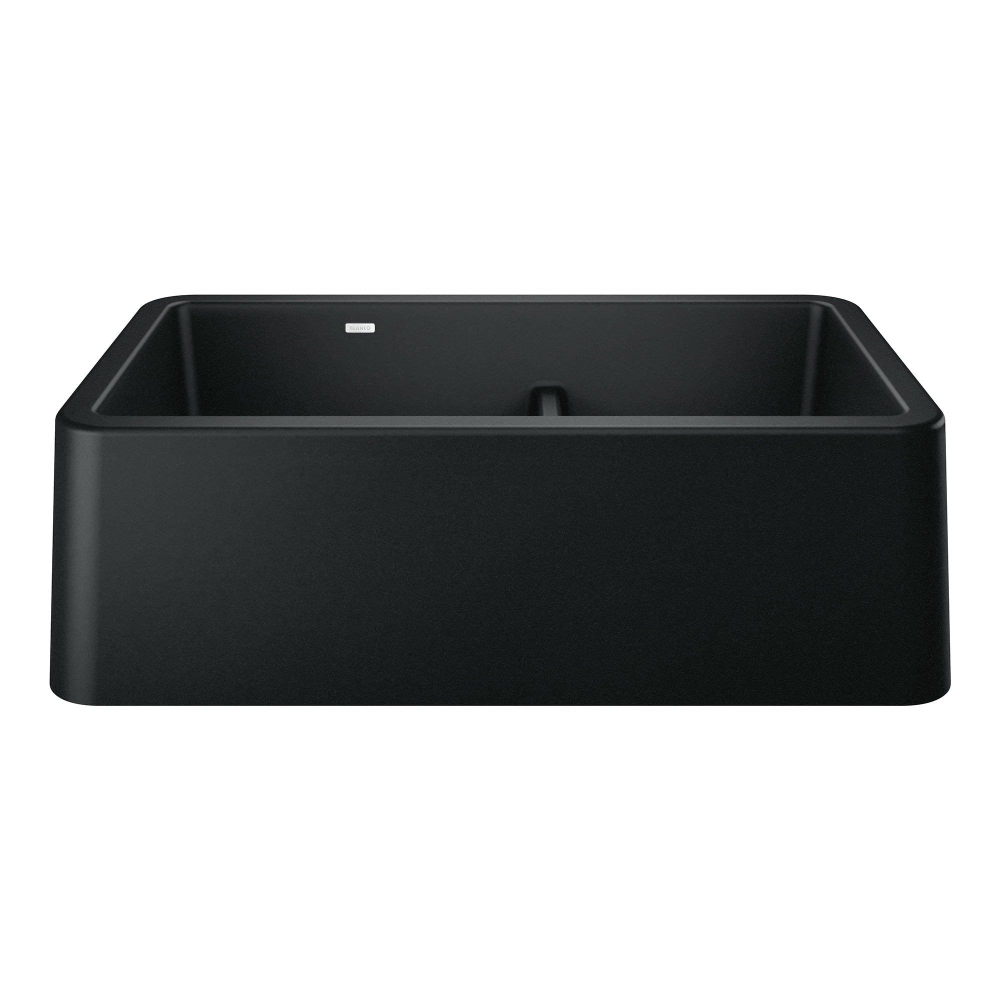 Blanco Ikon SILGRANIT 33" Double Bowl Apron-Front Farmhouse Sink with Low Divide BLANCO