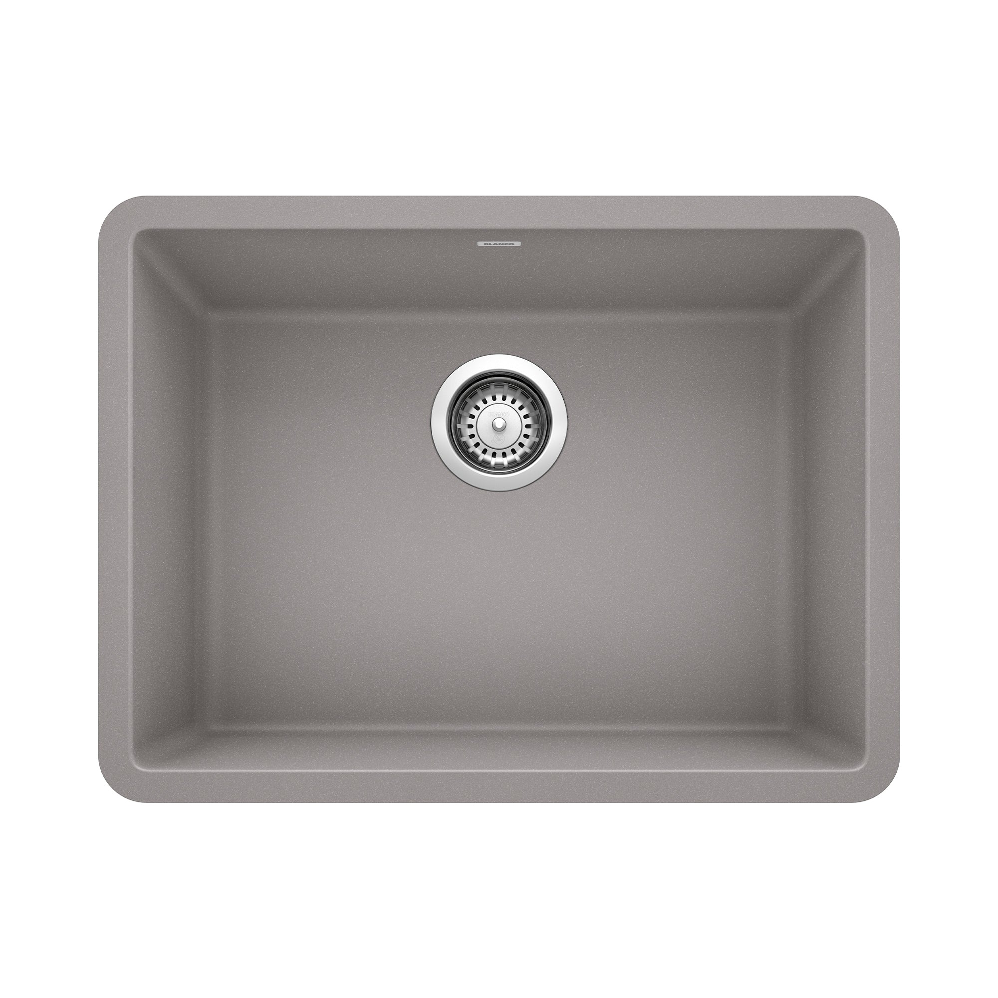Blanco Precis SILGRANIT 24" Single Bowl Undermount Kitchen Sink Blanco