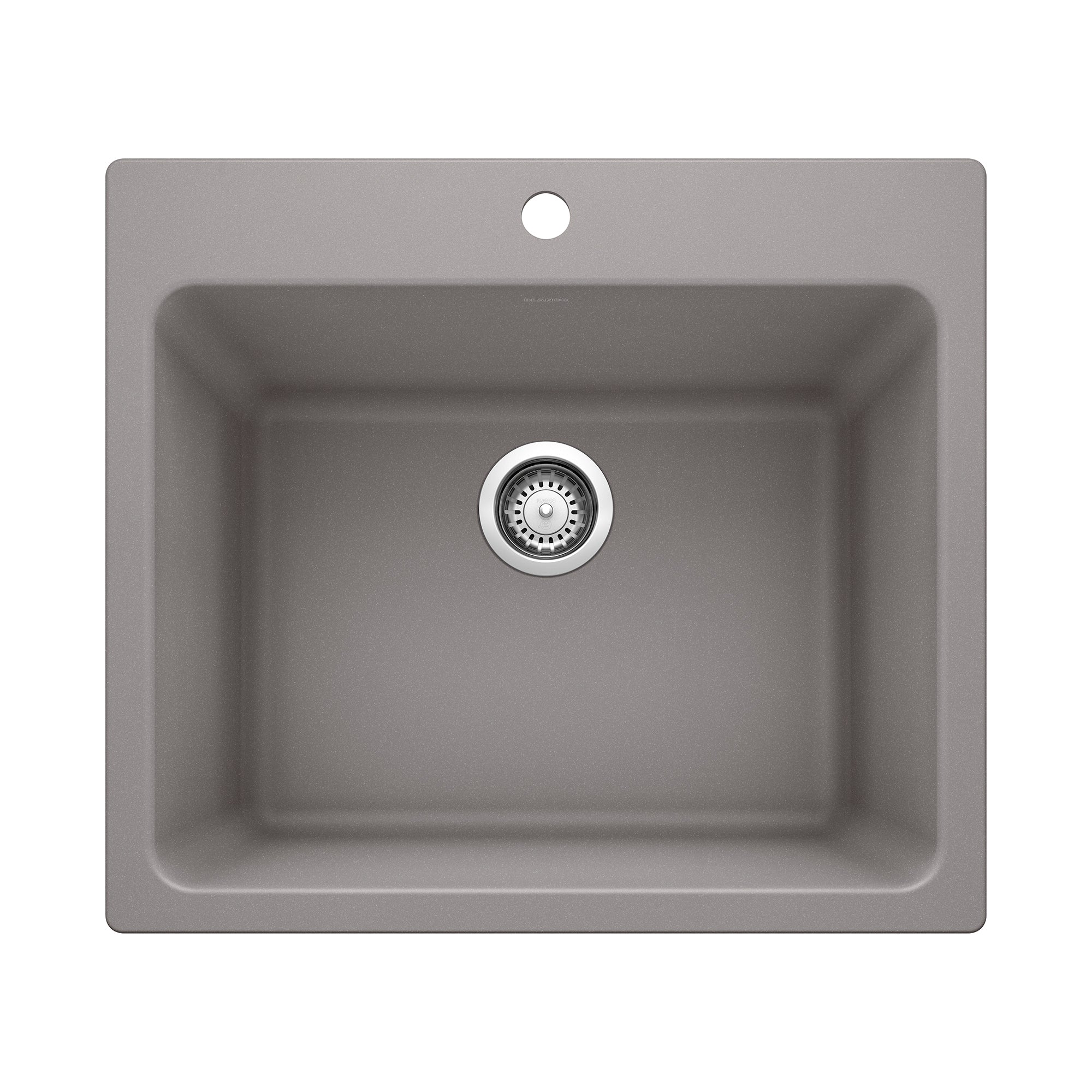 Blanco Liven SILGRANIT 25" Single Bowl Dual Mount Laundry Sink Blanco