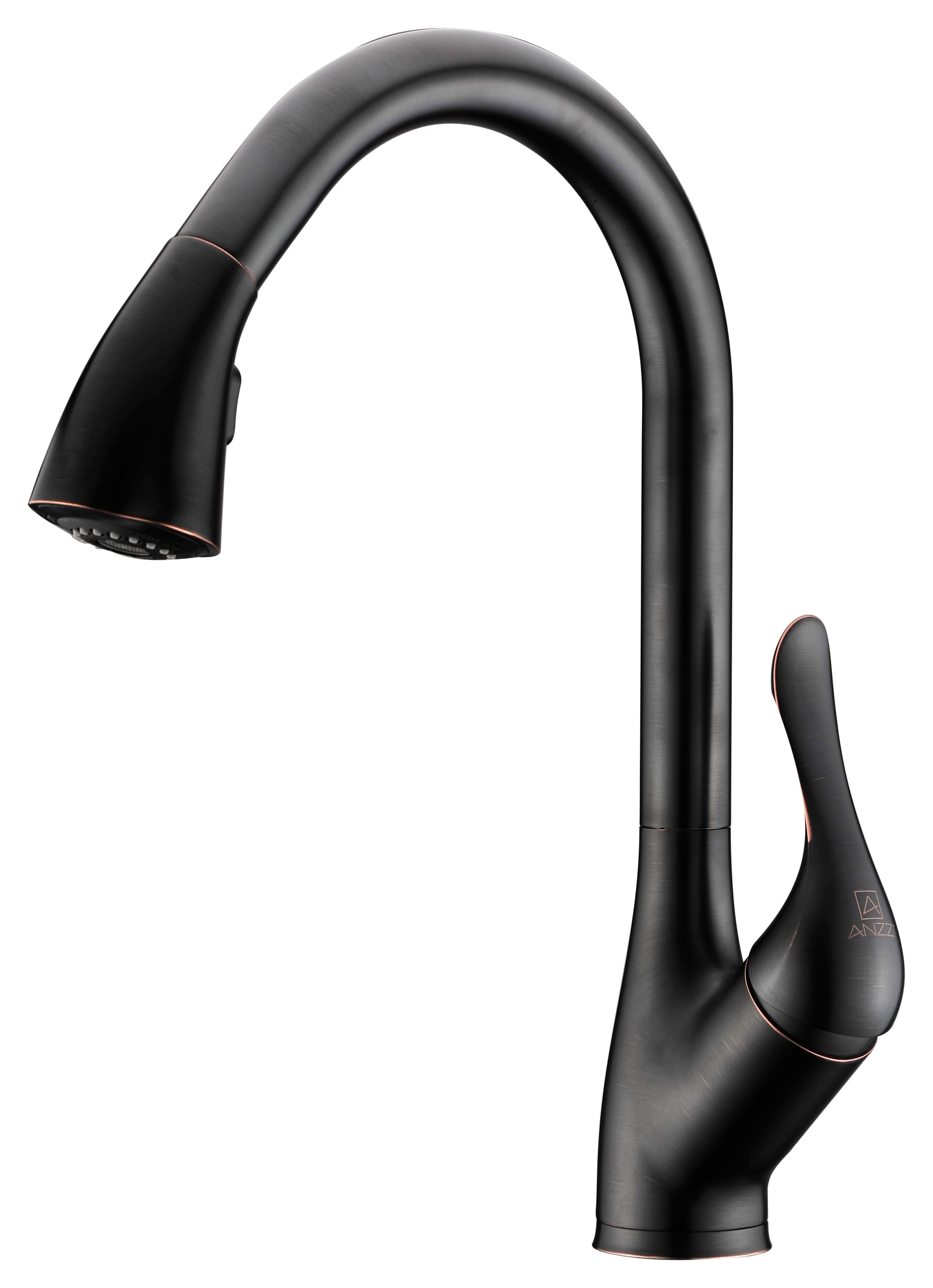 ANZZI Accent Series Single-Handle Pull-Down Sprayer Kitchen Faucet ANZZI