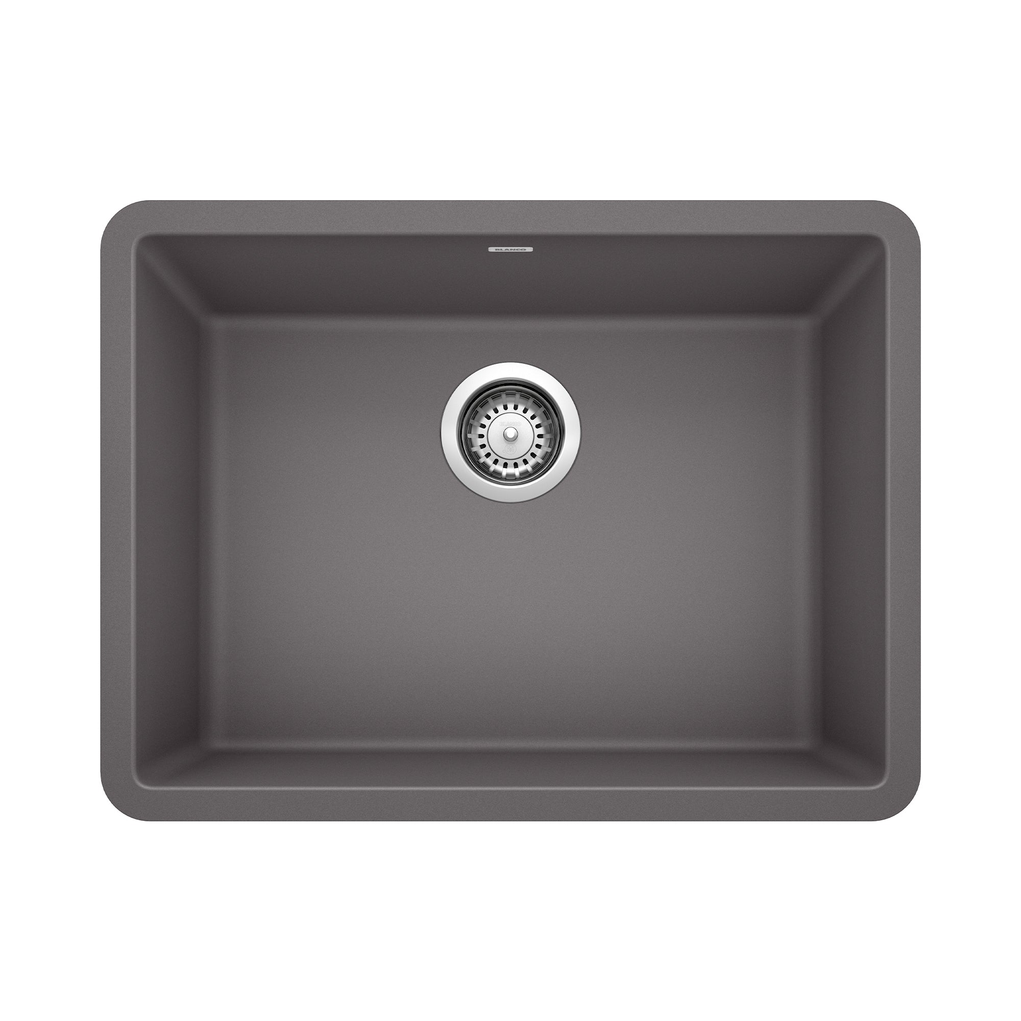 Blanco Precis SILGRANIT 24" Single Bowl Undermount Kitchen Sink Blanco