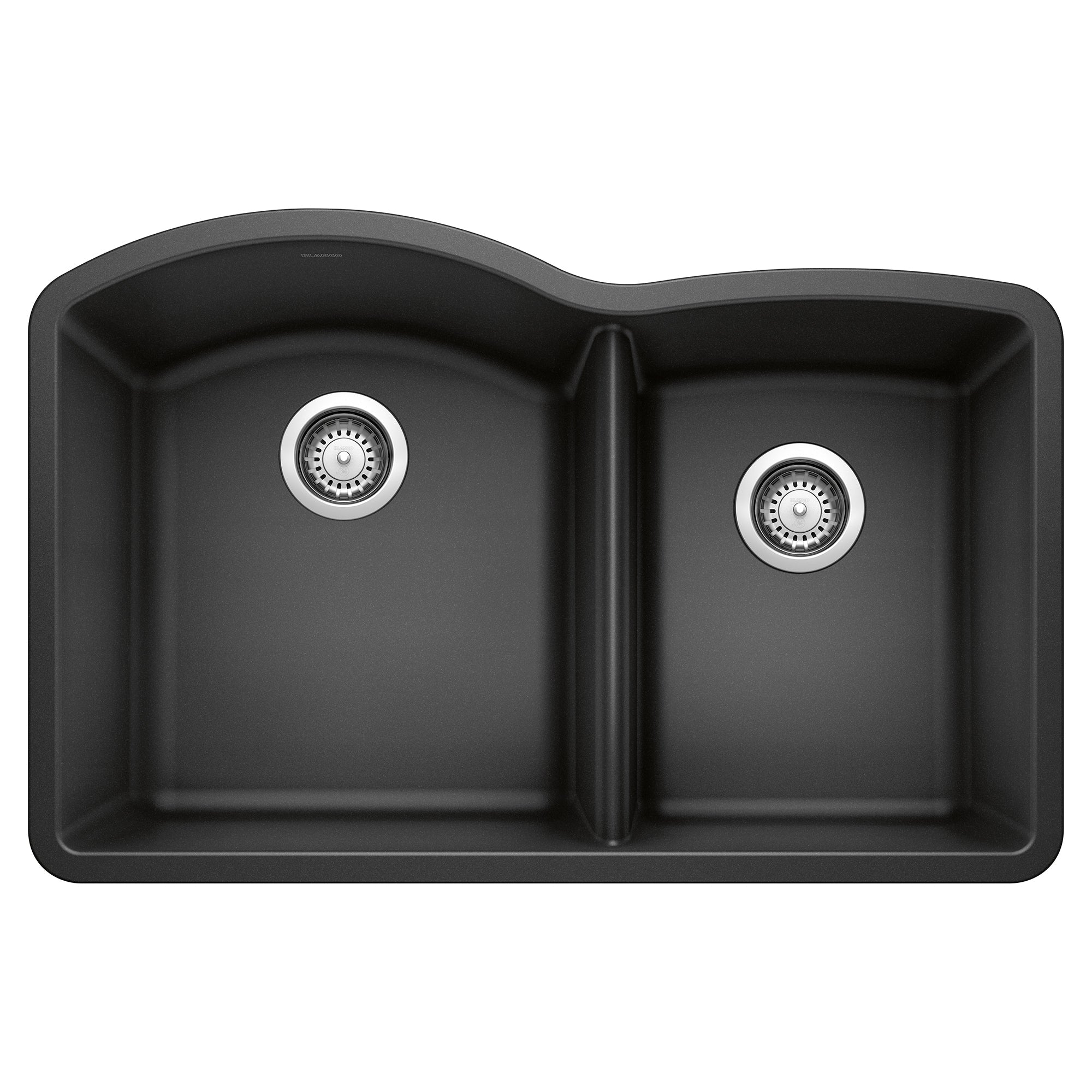 Blanco Diamond SILGRANIT 32" 60/40 Double Bowl Undermount Kitchen Sink BLANCO