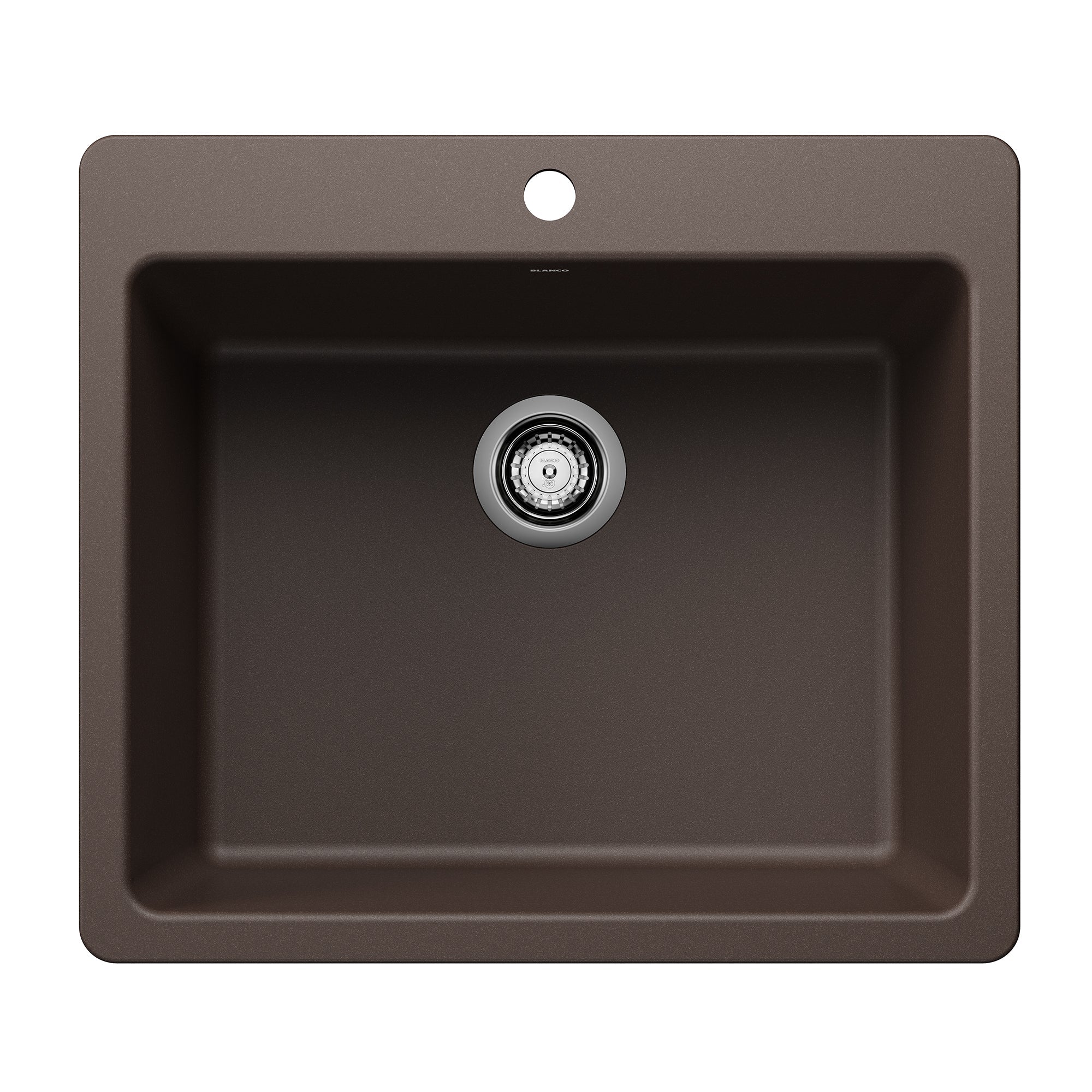 Blanco Liven SILGRANIT 25" Single Bowl Dual Mount Kitchen Sink BLANCO