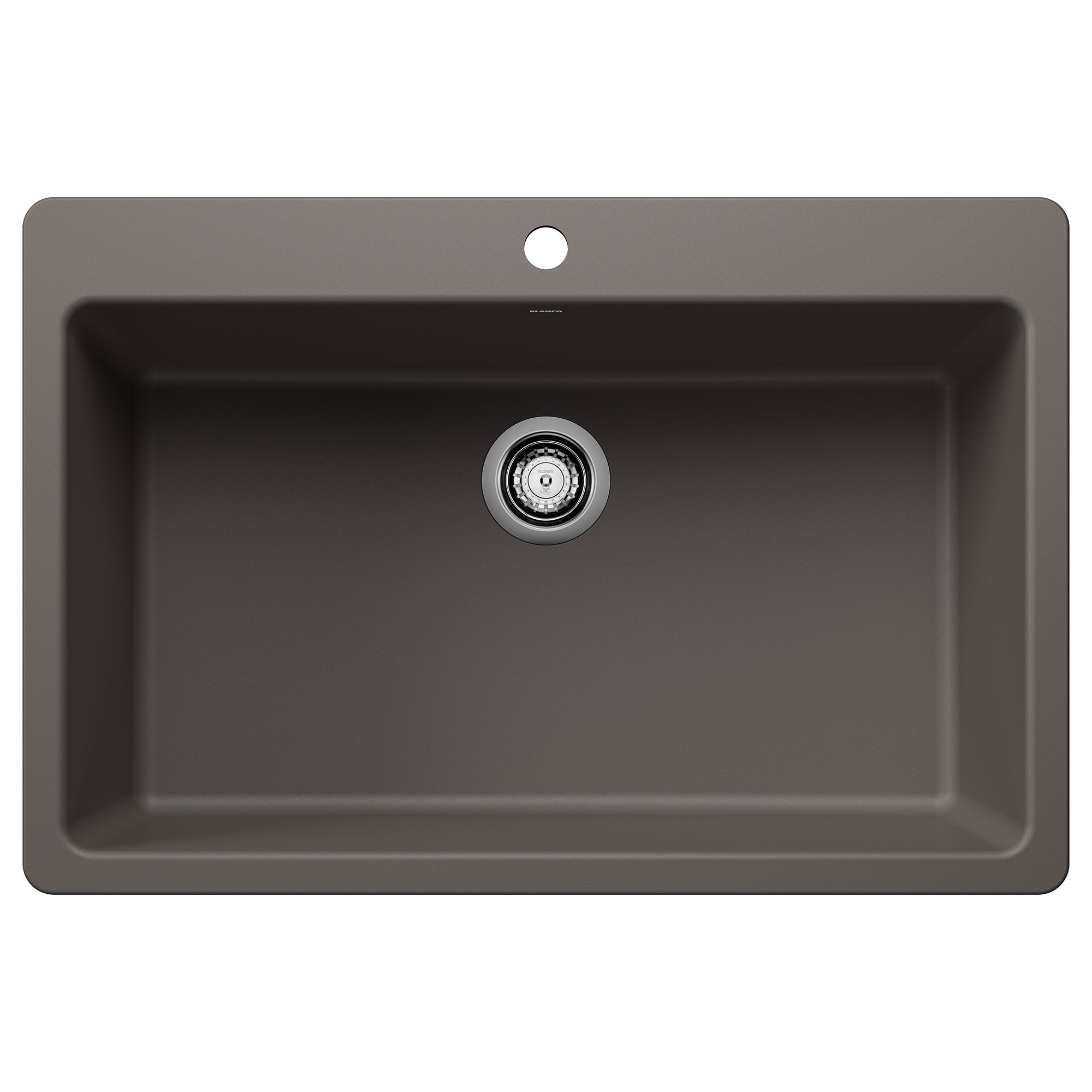 Blanco Liven SILGRANIT 33" Super Single Dual Mount Kitchen Sink BLANCO
