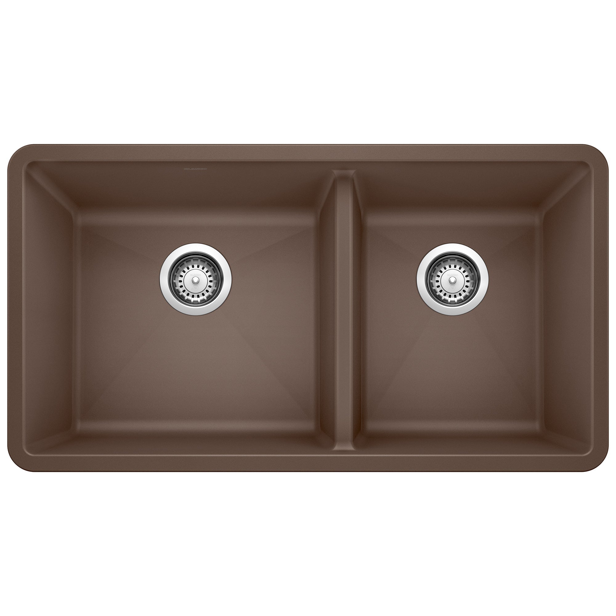 Blanco Precis SILGRANIT 33" 60/40 Double Bowl Undermount Kitchen Sink BLANCO