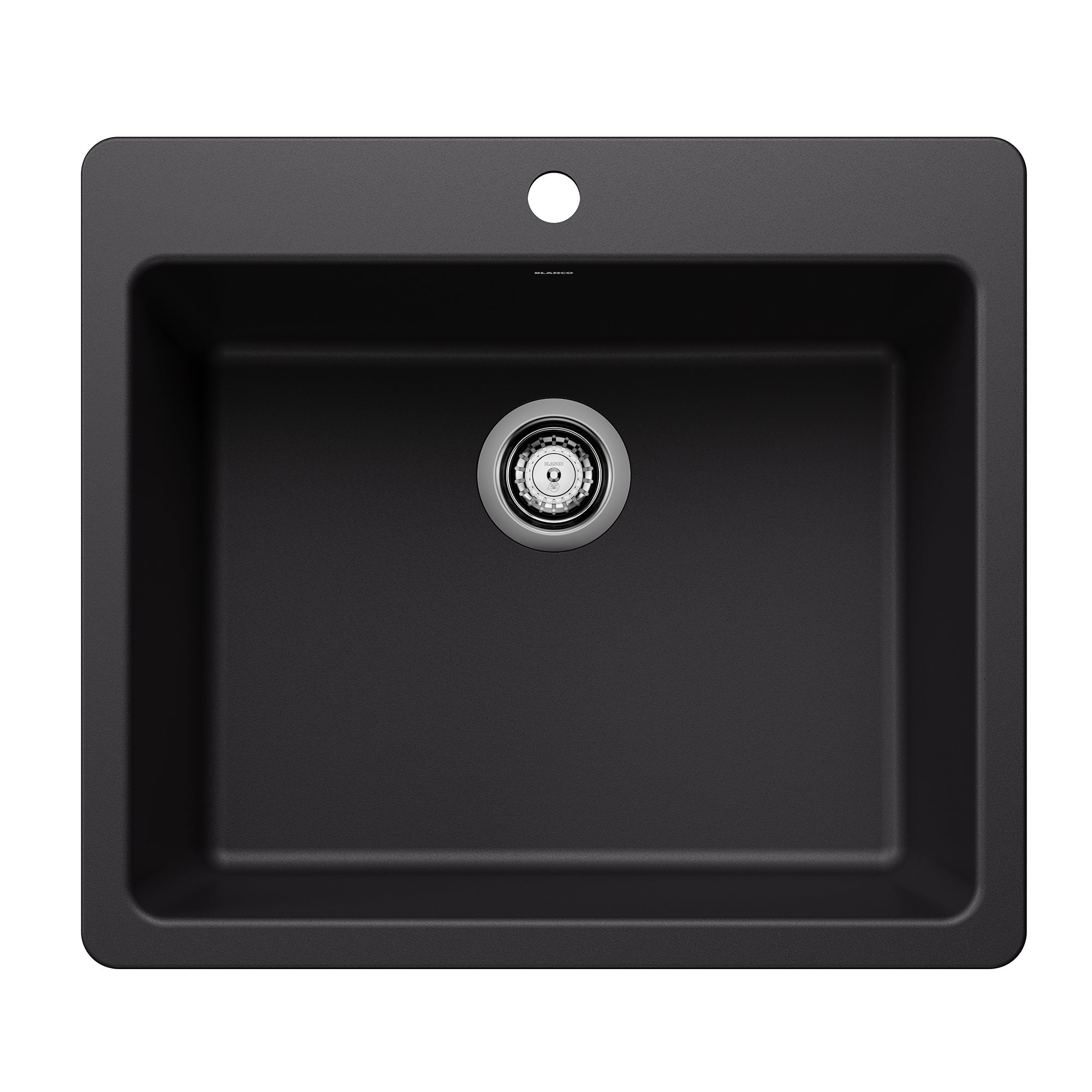 Blanco Liven SILGRANIT 25" Single Bowl Dual Mount Kitchen Sink BLANCO