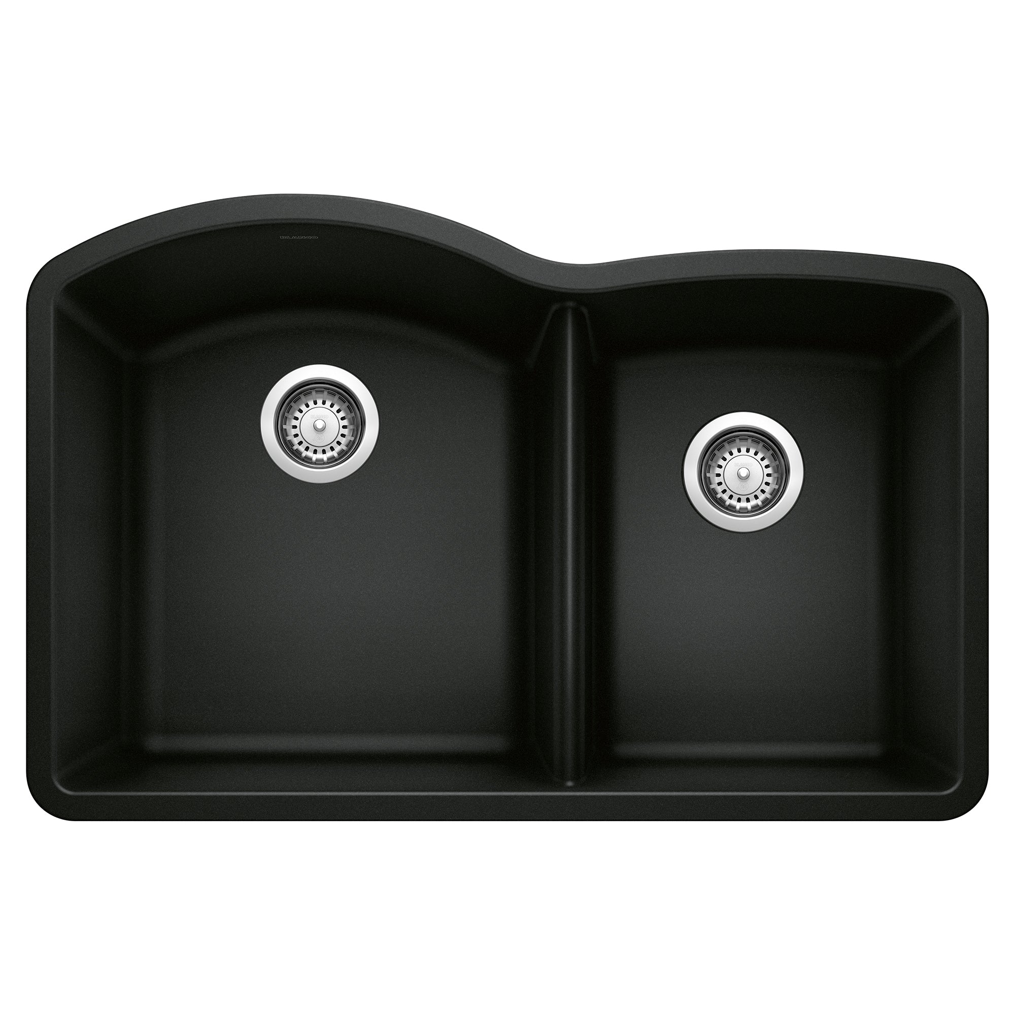 Blanco Diamond SILGRANIT 32" 60/40 Double Bowl Undermount Kitchen Sink Blanco