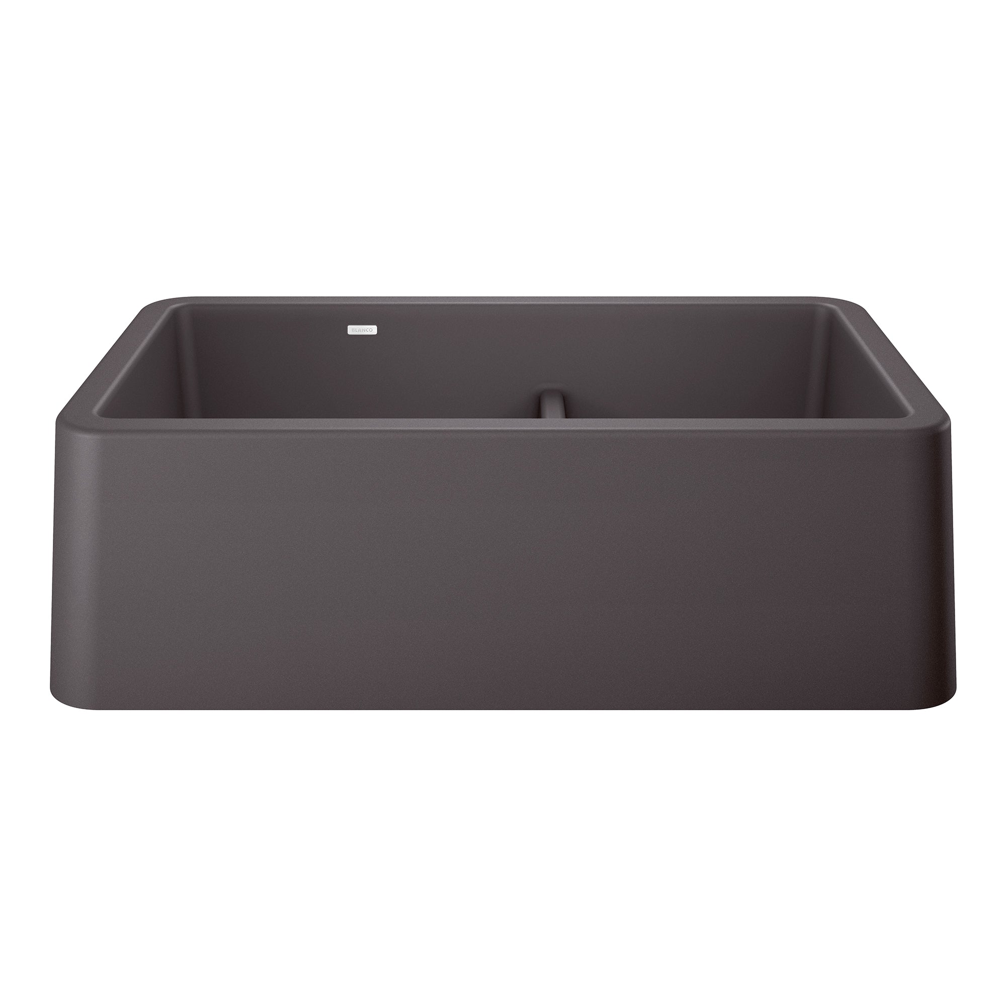 Blanco Ikon SILGRANIT 33" Double Bowl Apron-Front Farmhouse Sink with Low Divide BLANCO