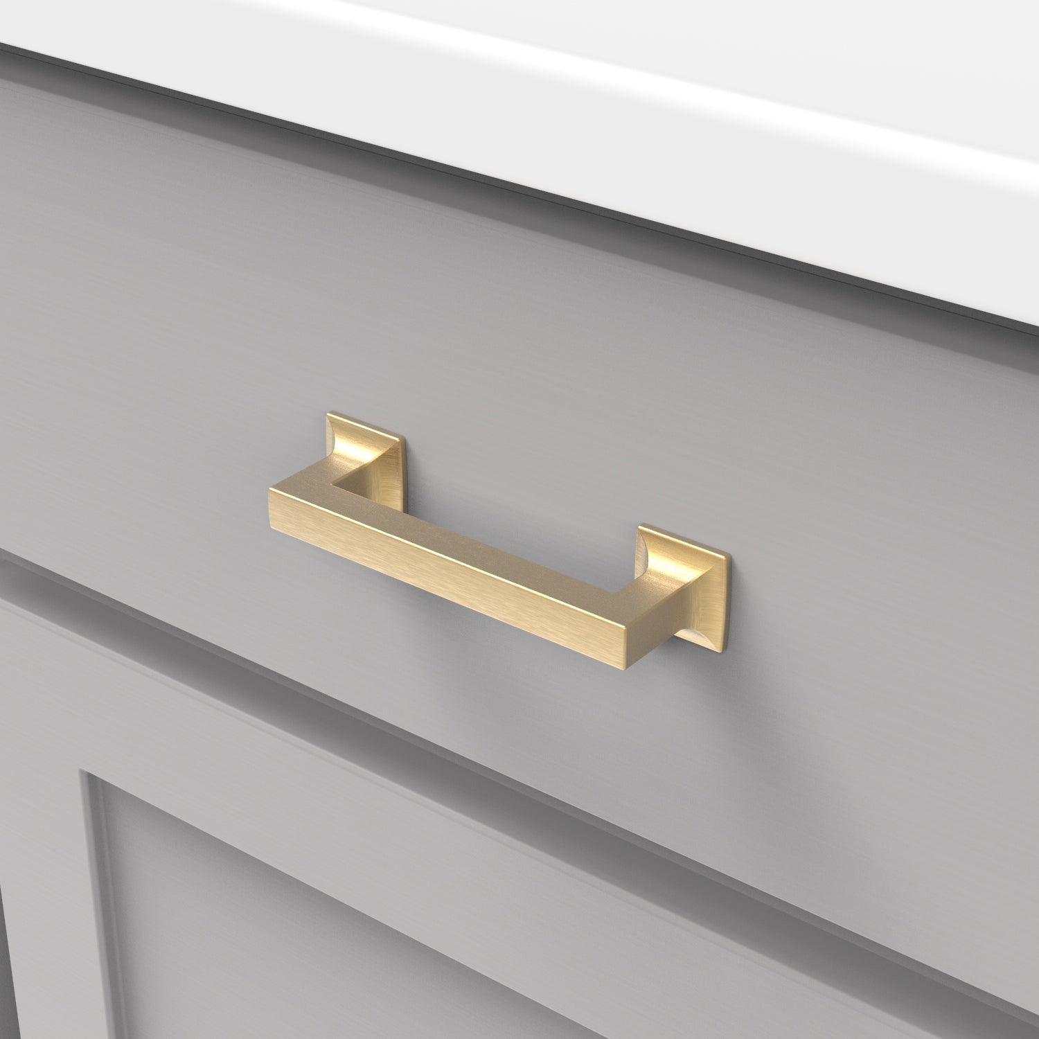 Hickory Hardware Studio Pull 3-3/4 Inch (96mm) Center to Center Hickory Hardware