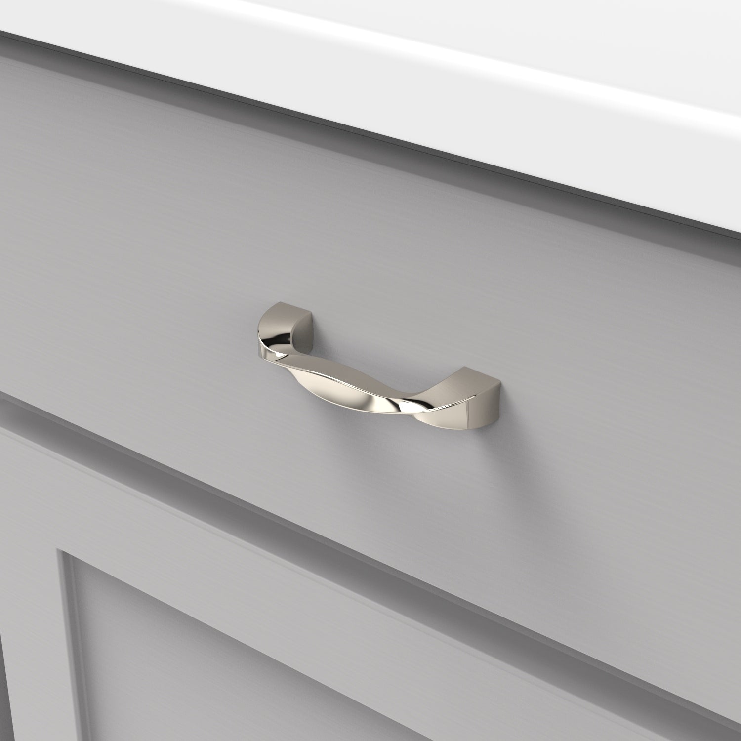 Hickory Hardware Twist Pull 3 Inch Center to Center Hickory Hardware