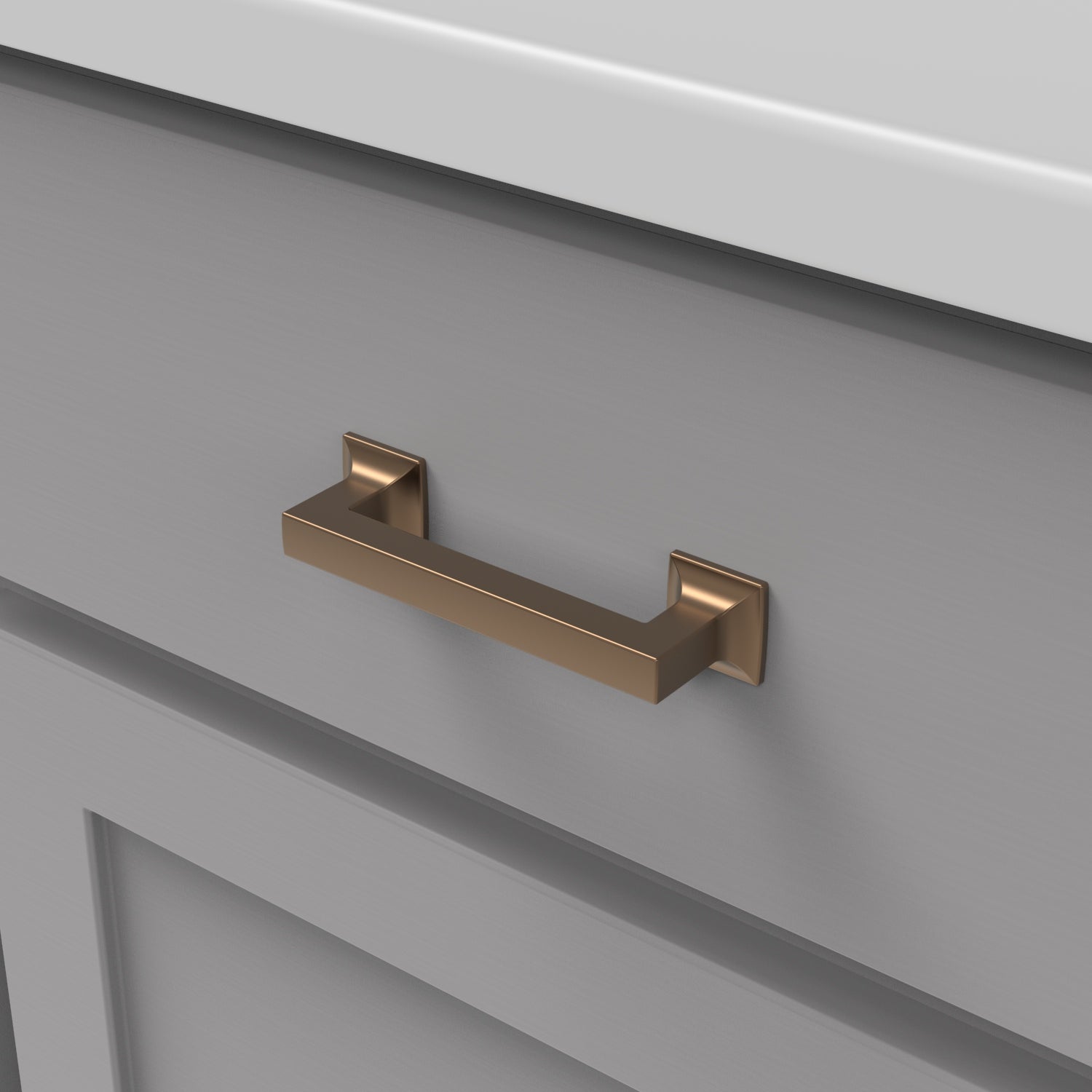 Hickory Hardware Studio Pull 3-3/4 Inch (96mm) Center to Center Hickory Hardware