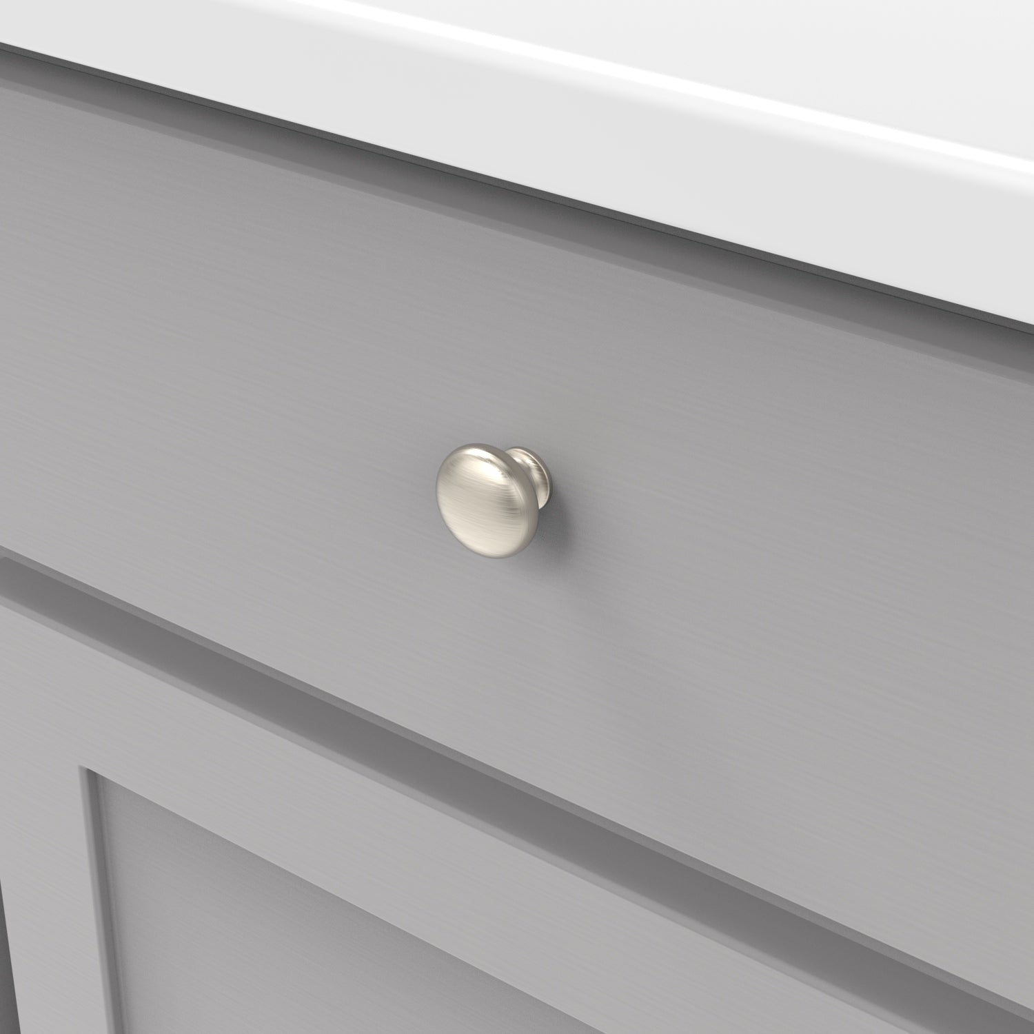 Hickory Hardware Cottage Knob 1-1/8 Inch Diameter Hickory Hardware