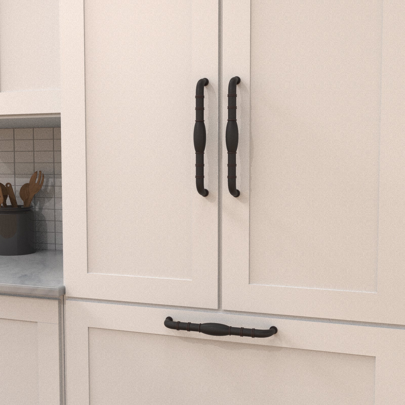 Hickory Hardware Williamsburg Appliance Pull 12 Inch Center to Center Hickory Hardware