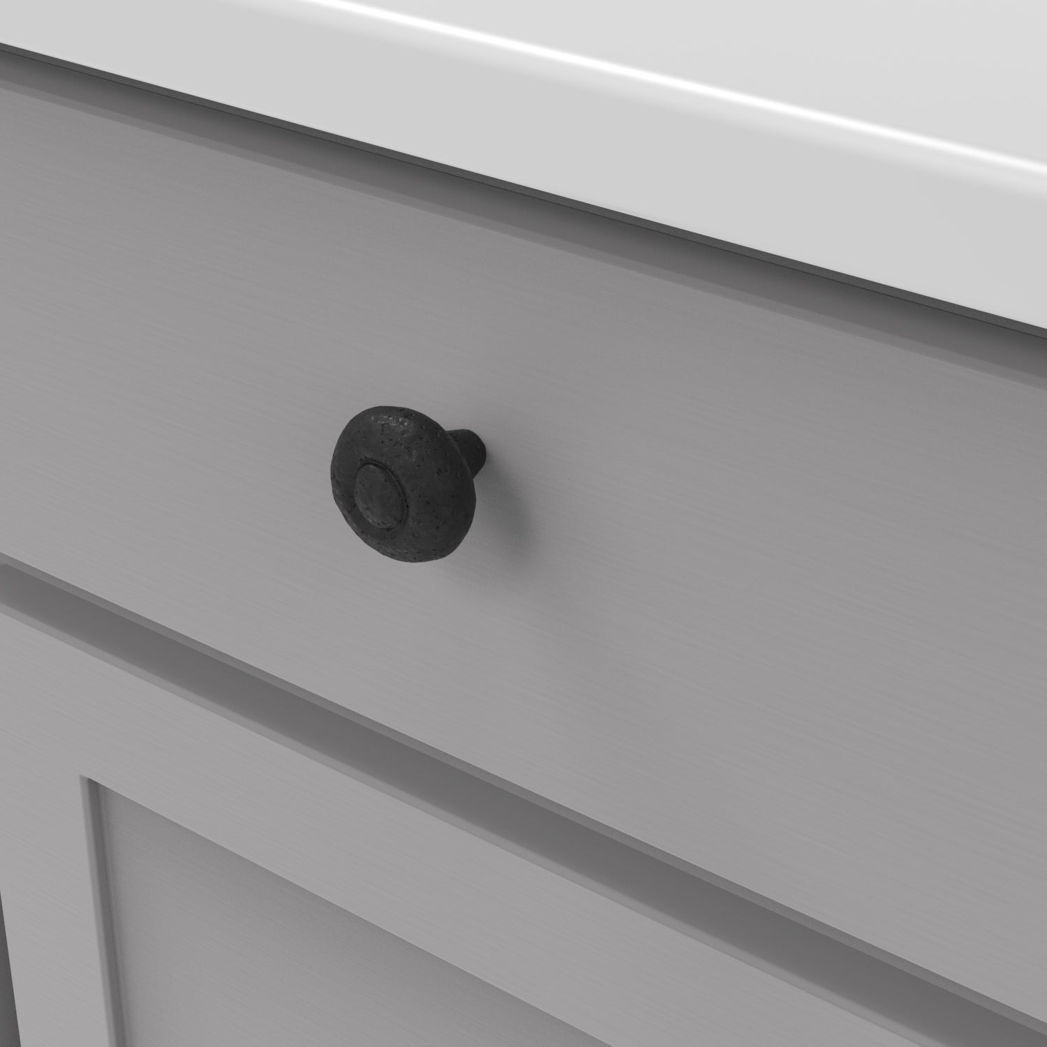Hickory Hardware Refined Rustic Knob 1-1/2 Inch Diameter Hickory Hardware