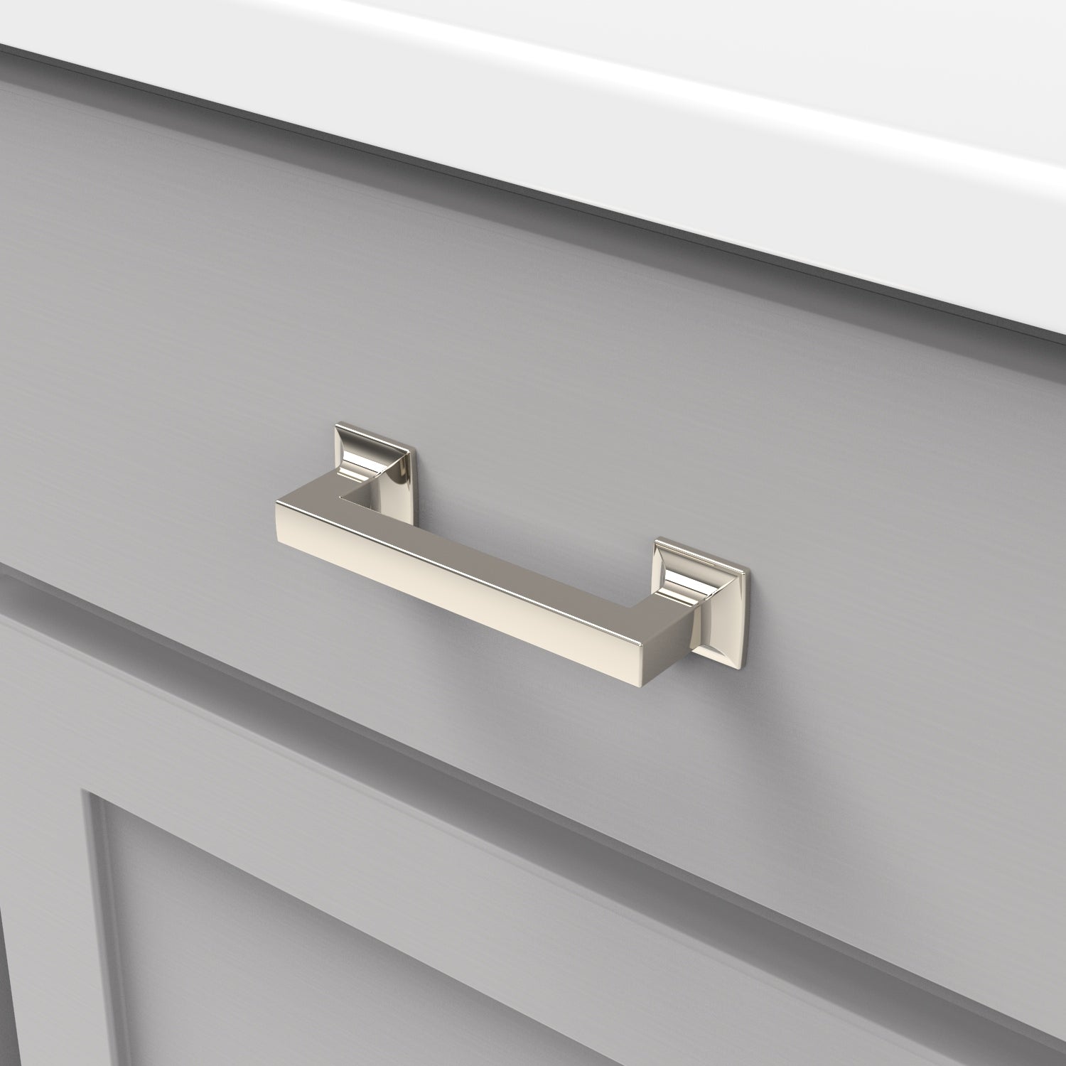 Hickory Hardware Studio Pull 3-3/4 Inch (96mm) Center to Center Hickory Hardware