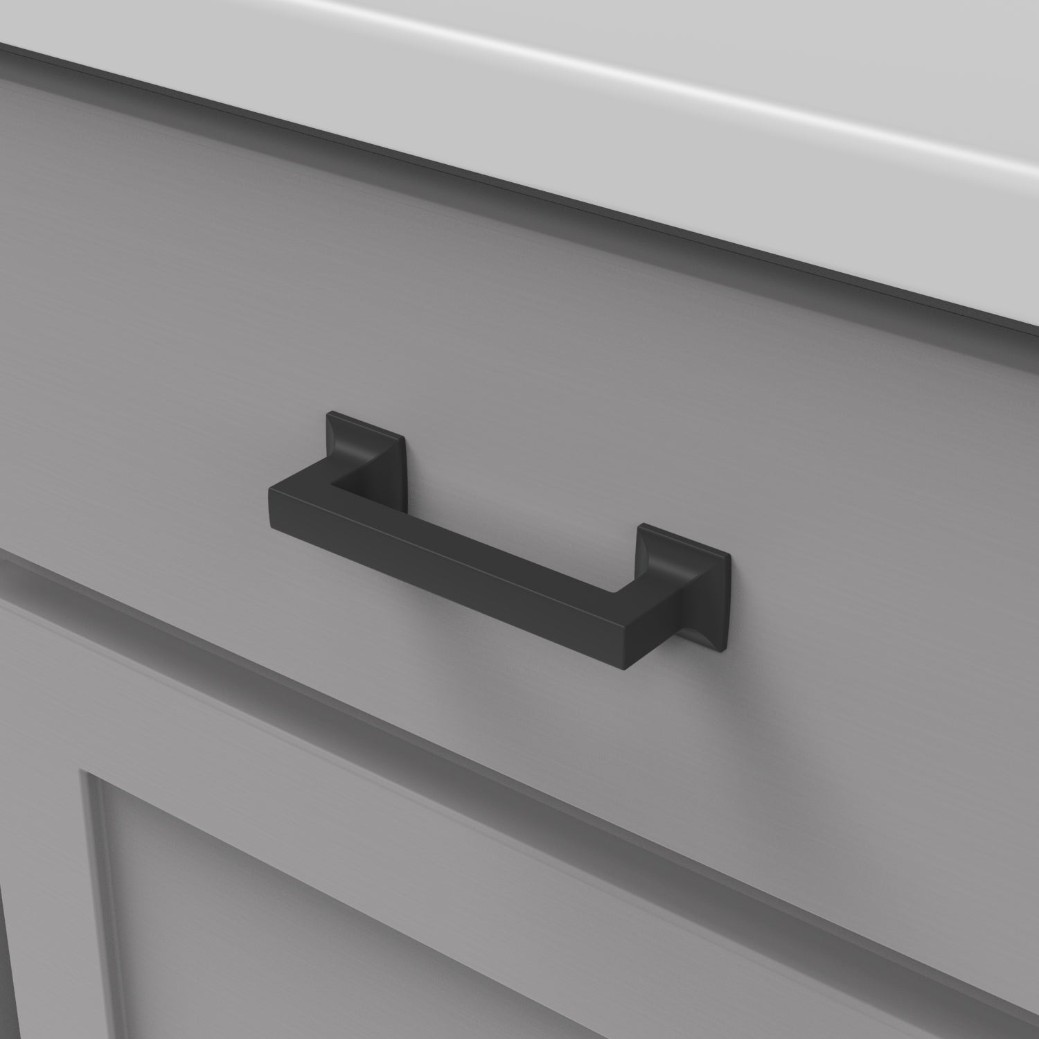 Hickory Hardware Studio Pull 3-3/4 Inch (96mm) Center to Center Hickory Hardware