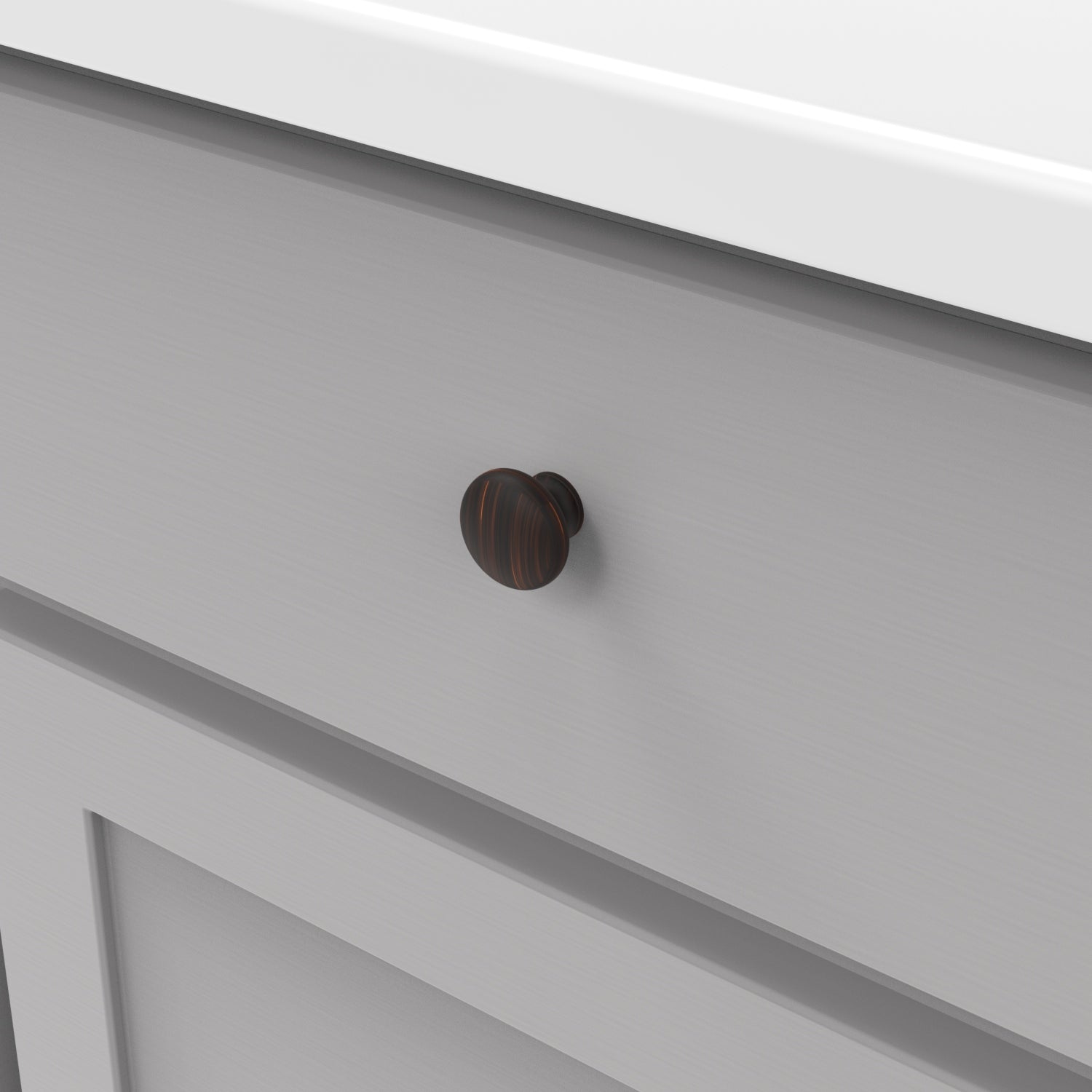 Hickory Hardware Cottage Knob 1-1/8 Inch Diameter Hickory Hardware