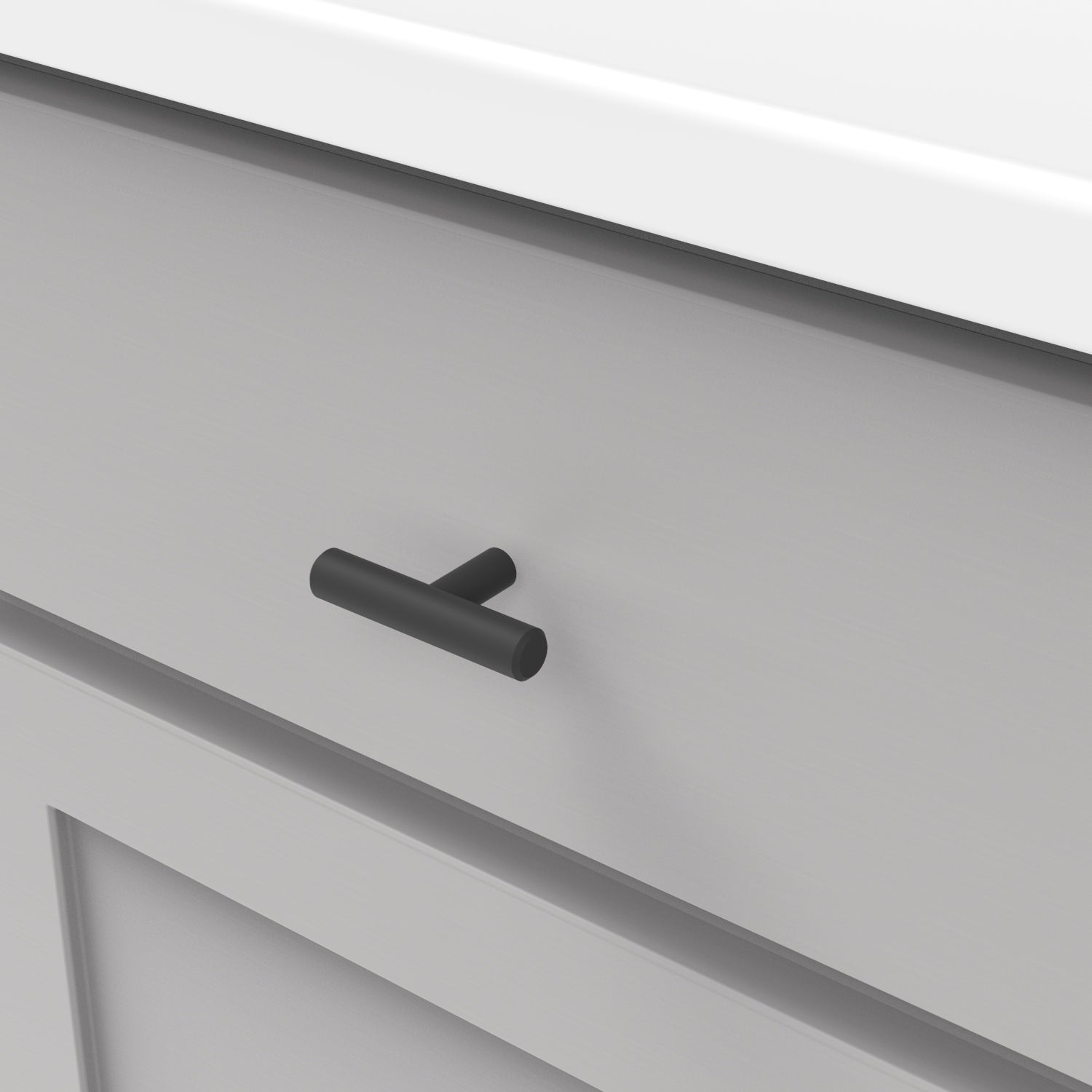 Hickory Hardware Bar Pulls T-Knob 2-3/8 Inch X 1/2 Inch Hickory Hardware