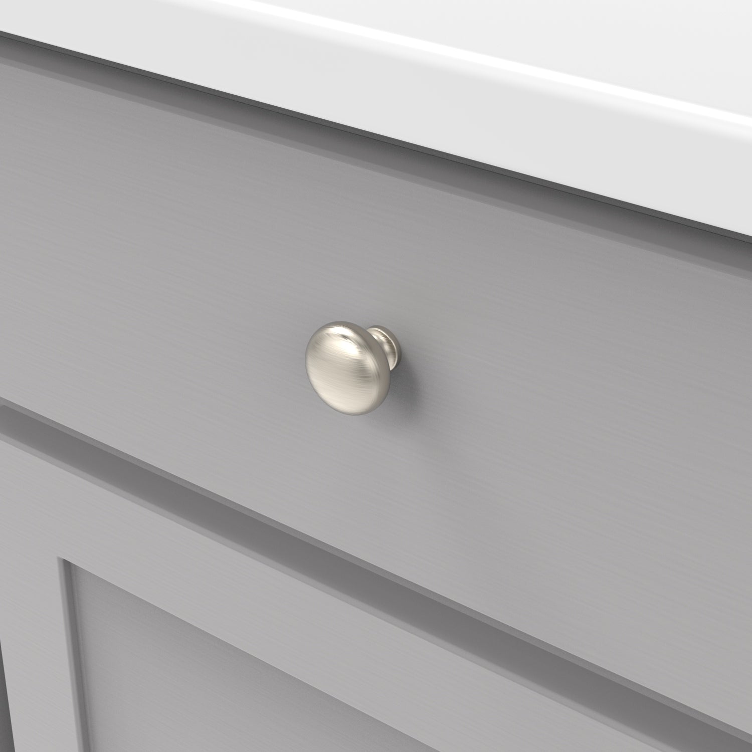 Hickory Hardware Cottage Knob 1-1/4 Inch Diameter Hickory Hardware