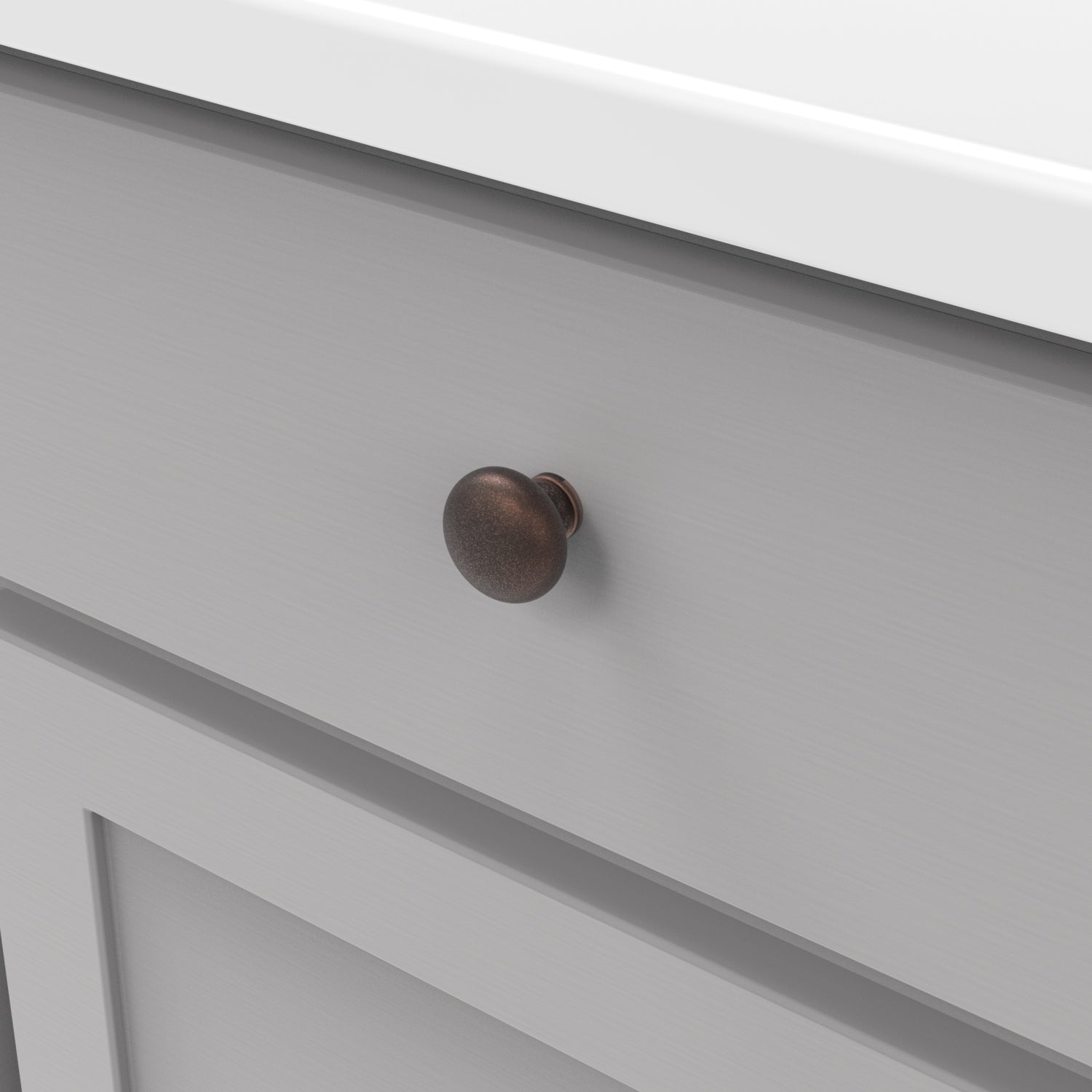 Hickory Hardware Cottage Knob 1-1/4 Inch Diameter Hickory Hardware