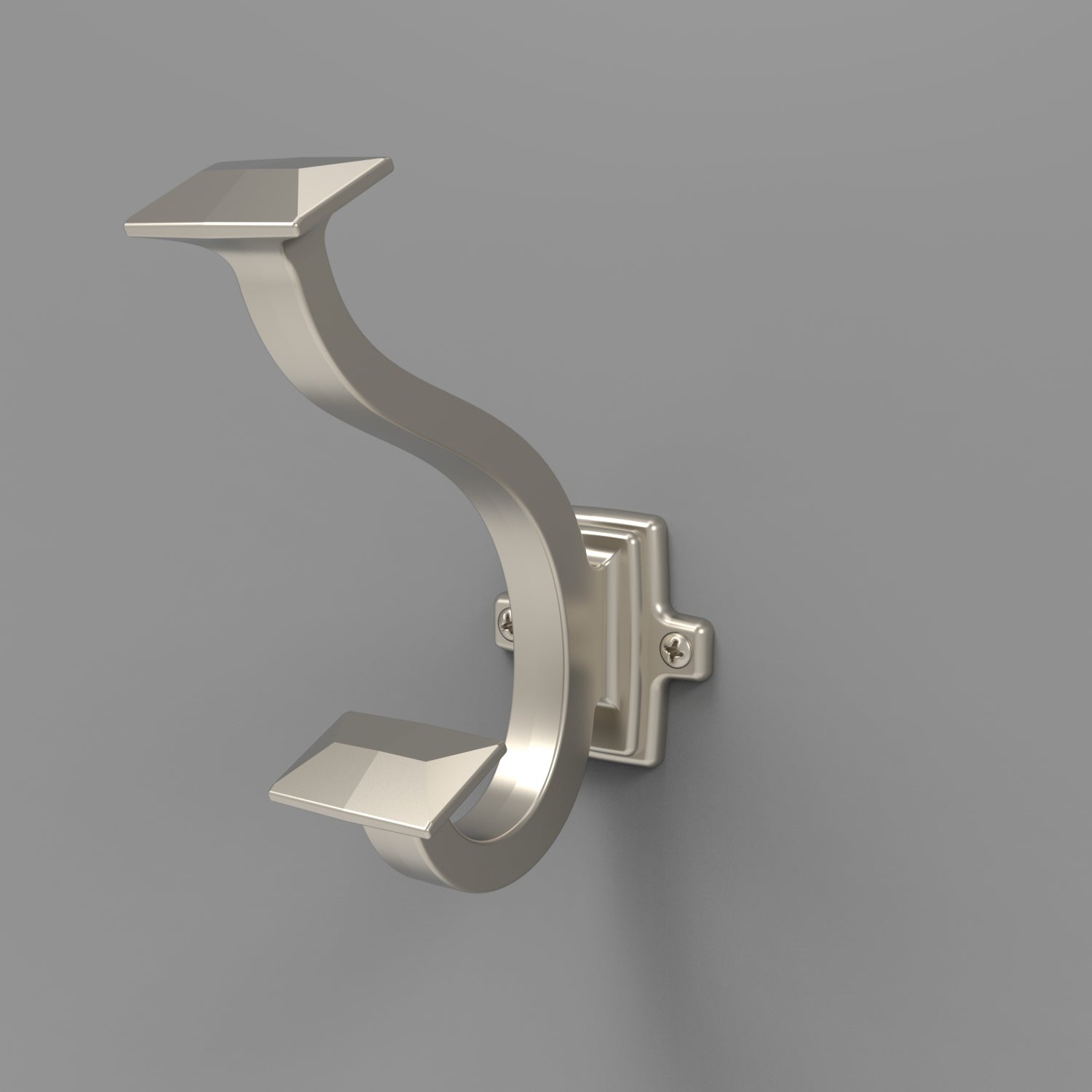 Hickory Hardware Bungalow Hook 1-1/2 Inch Center to Center Hickory Hardware