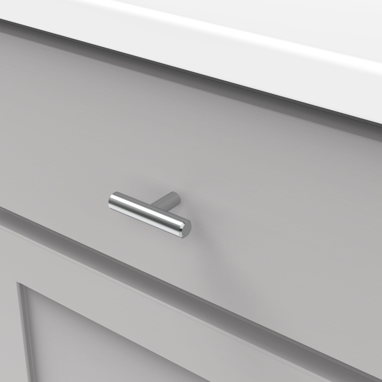 Hickory Hardware Bar Pulls T-Knob 2-3/8 Inch X 1/2 Inch Hickory Hardware