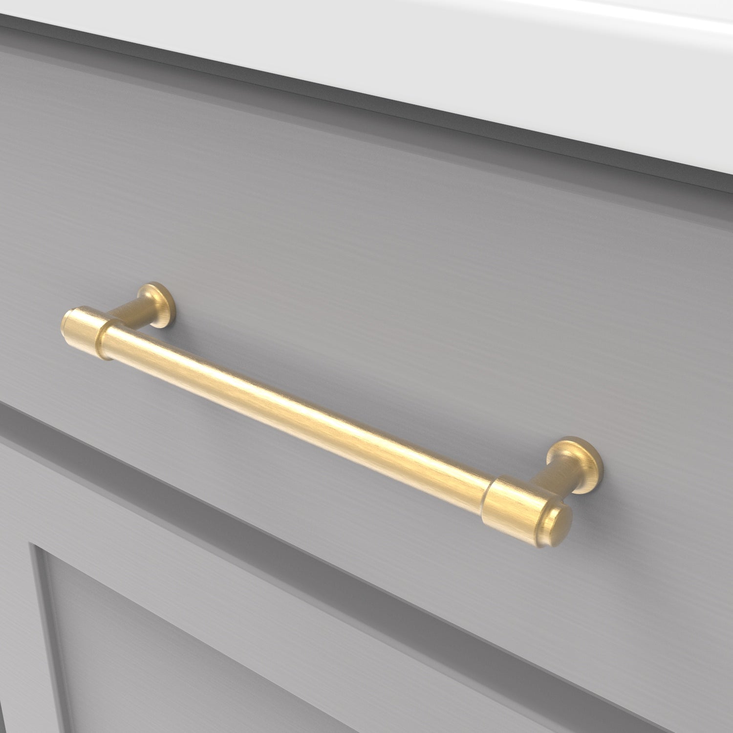Hickory Hardware Piper Pull 6-5/16 Inch (160mm) Center to Center Hickory Hardware