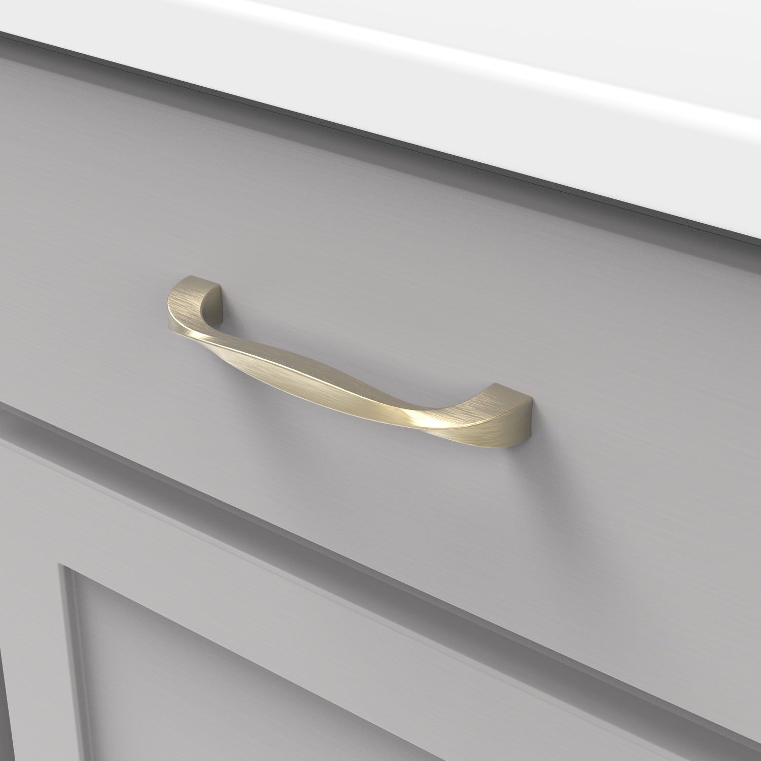 Hickory Hardware Twist Pull 5-1/16 Inch (128mm) Center to Center Hickory Hardware