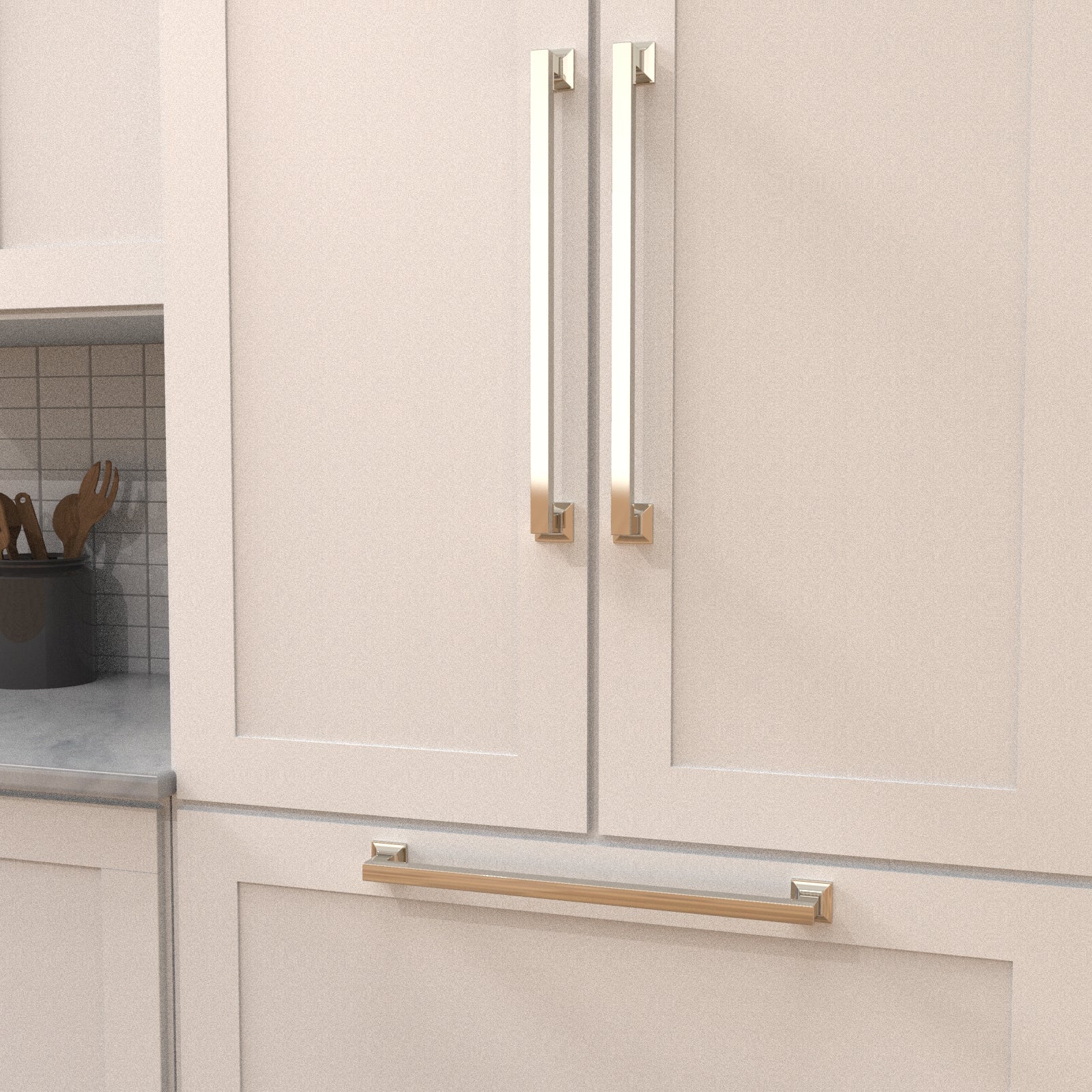 Hickory Hardware Studio Appliance Pull 18 Inch Center to Center Hickory Hardware