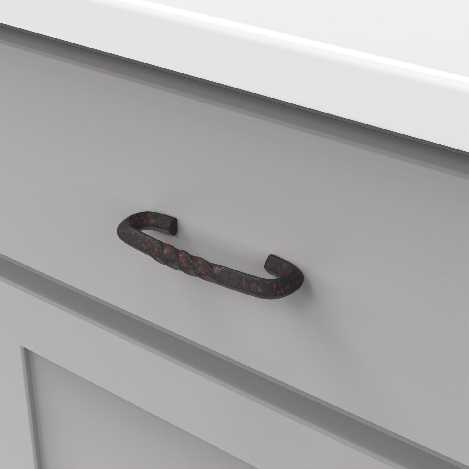 Hickory Hardware Charleston Blacksmith Pull 3 Inch Center to Center Hickory Hardware