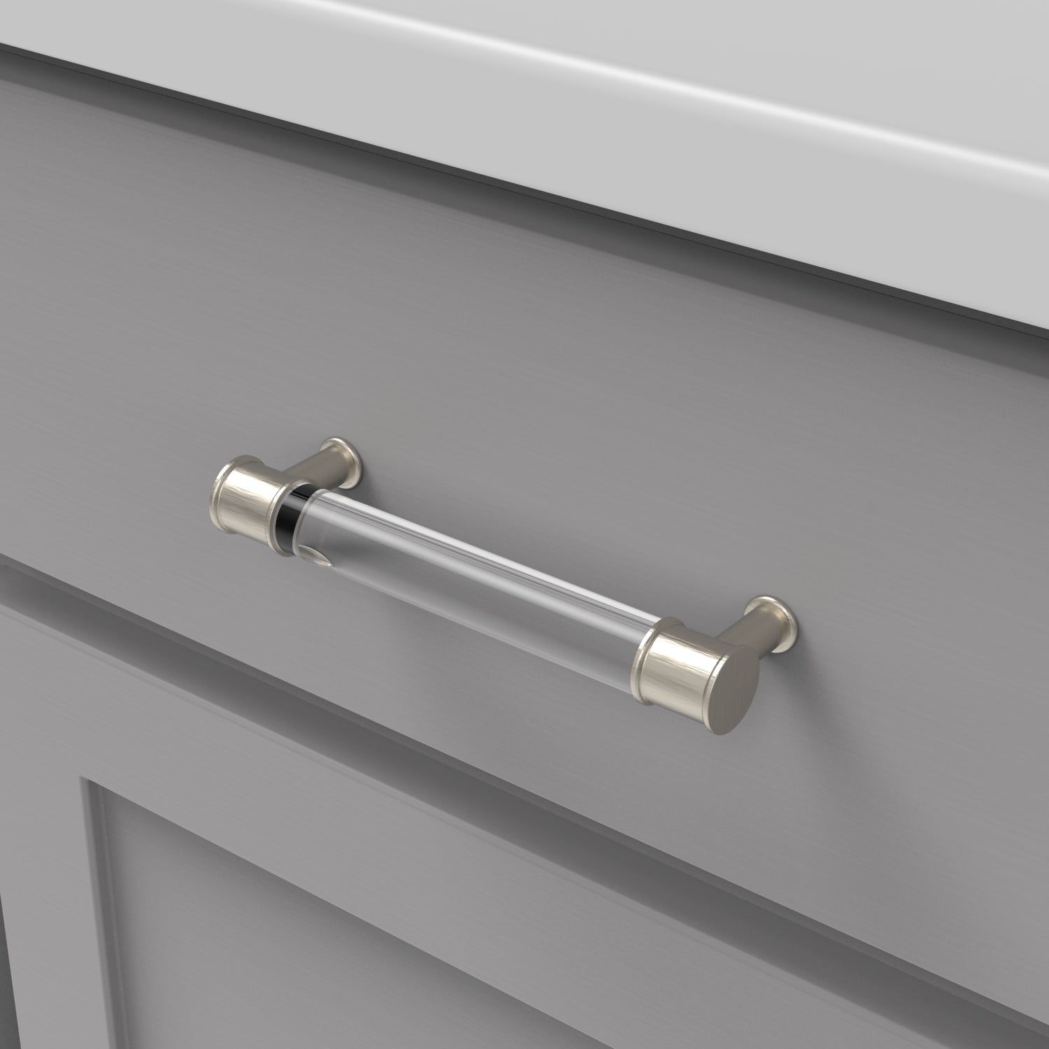 Hickory Hardware Midway Pull 5-1/16 Inch (128mm) Center to Center Hickory Hardware