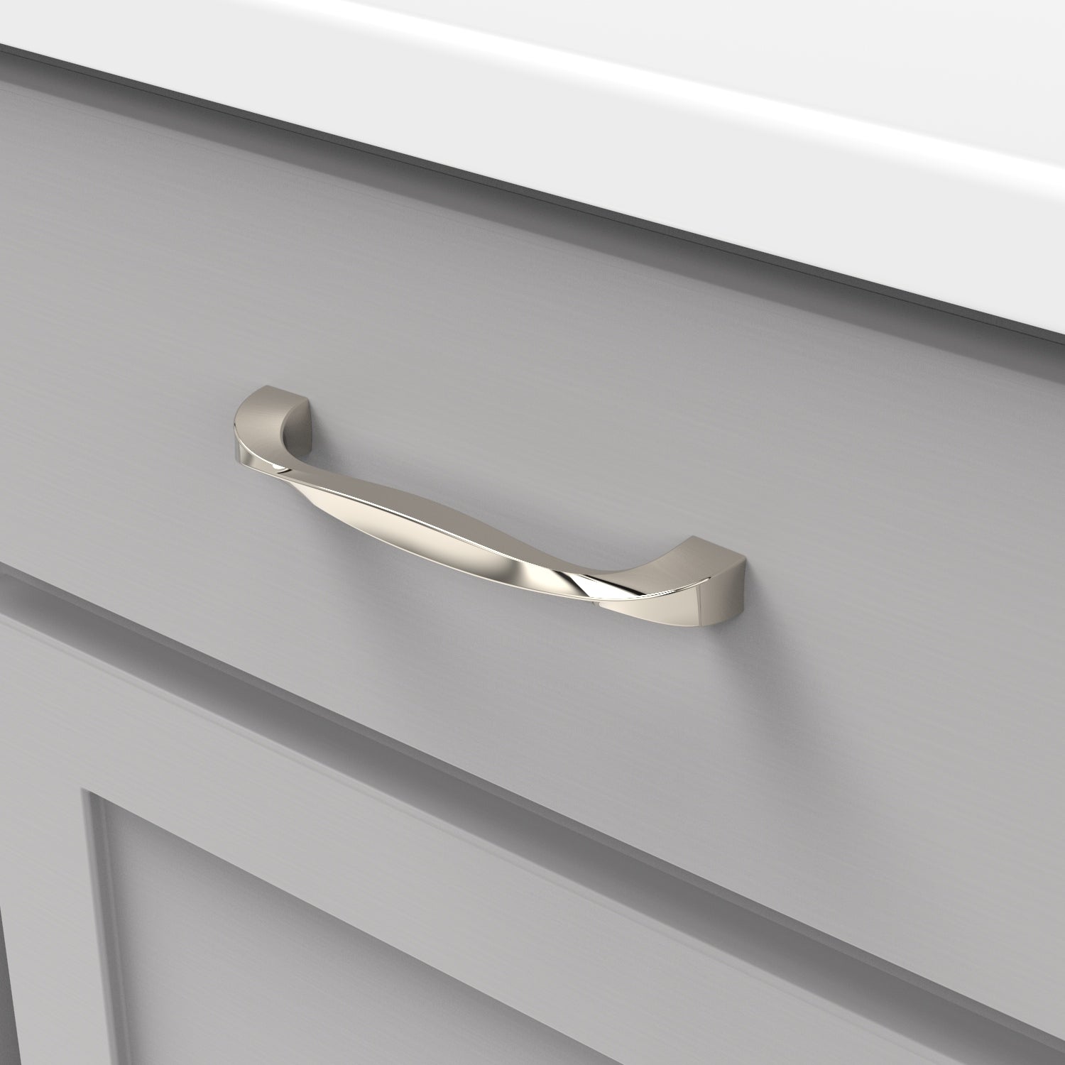 Hickory Hardware Twist Pull 5-1/16 Inch (128mm) Center to Center Hickory Hardware